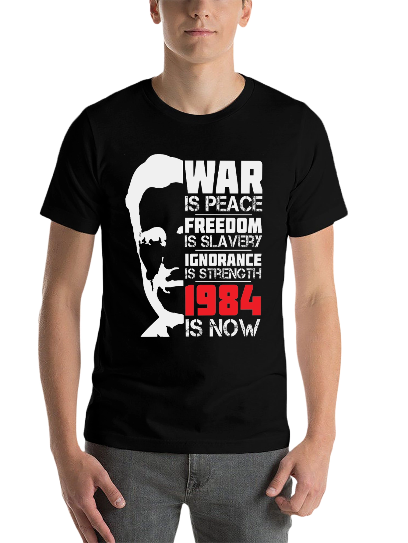 1984 Orwell T-Shirt: War is Peace Freedom is Slavery - 7