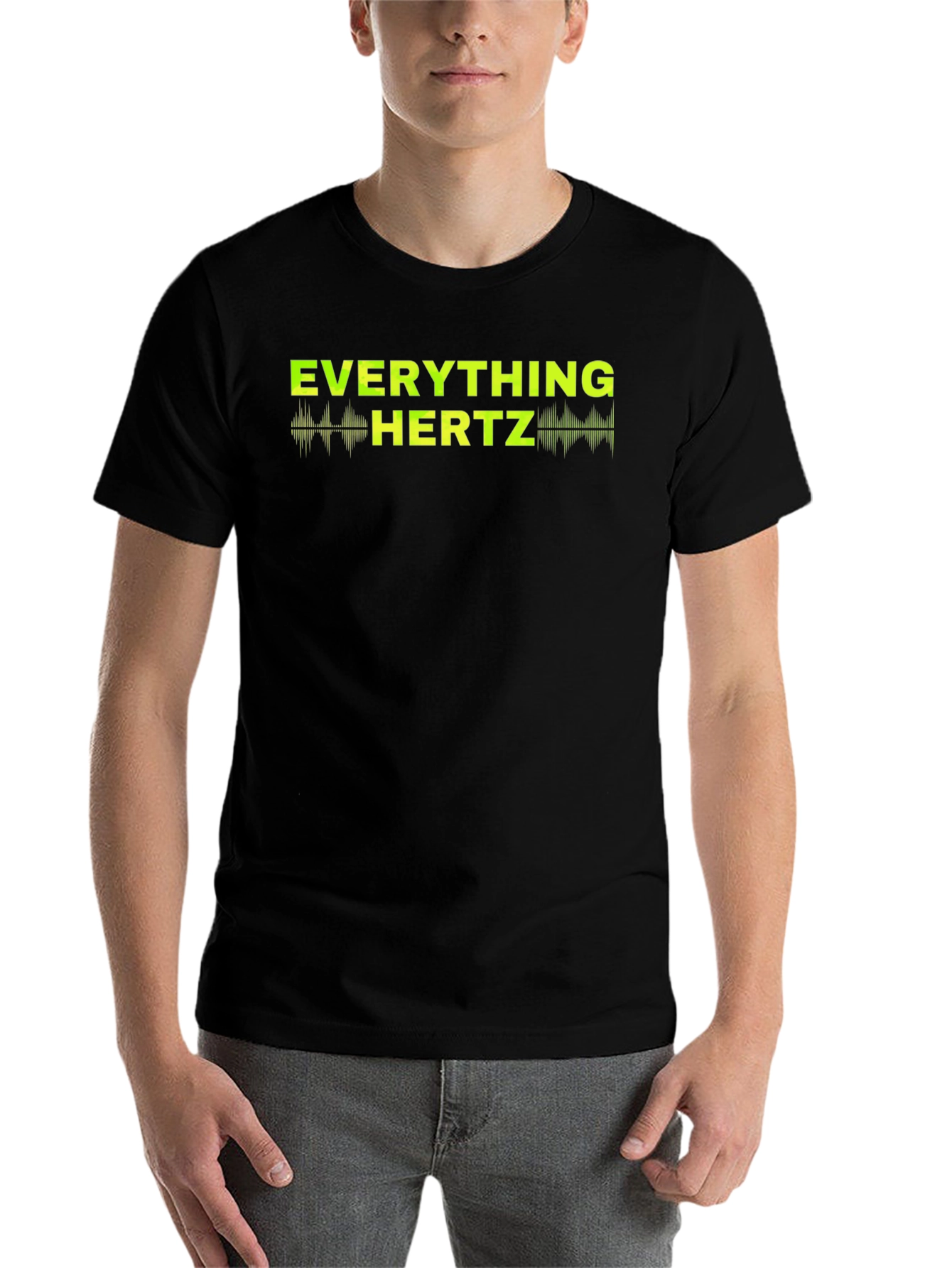 Black Everything Hertz Graphic T-Shirt - Black view 7
