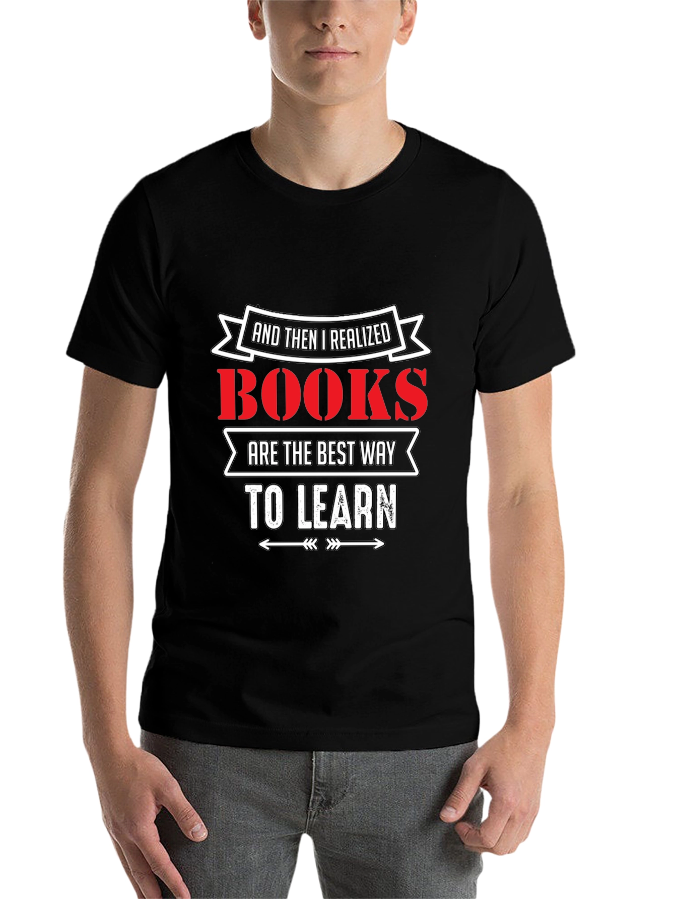 Black Books Are the Best Way to Learn T-Shirt view 7