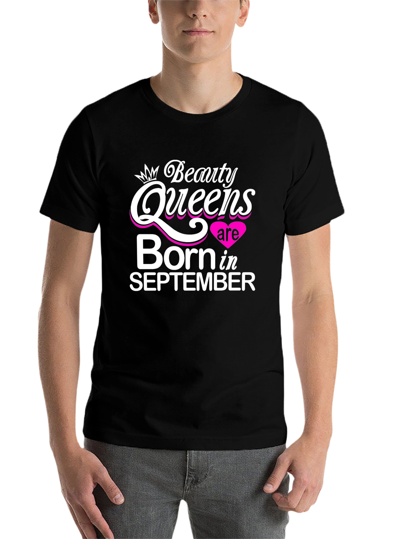 Black Beauty Queens Born in September T-Shirt view 7