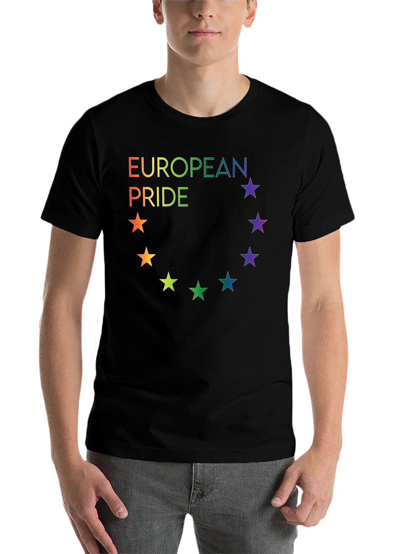 European Pride Rainbow Star T-Shirt - 7