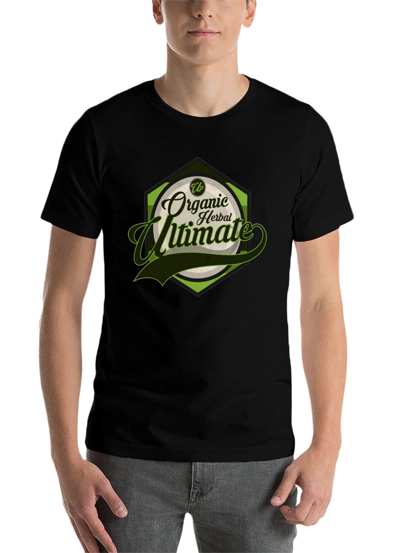 Black Organic Herbal Ultimate T-Shirt Black view 7