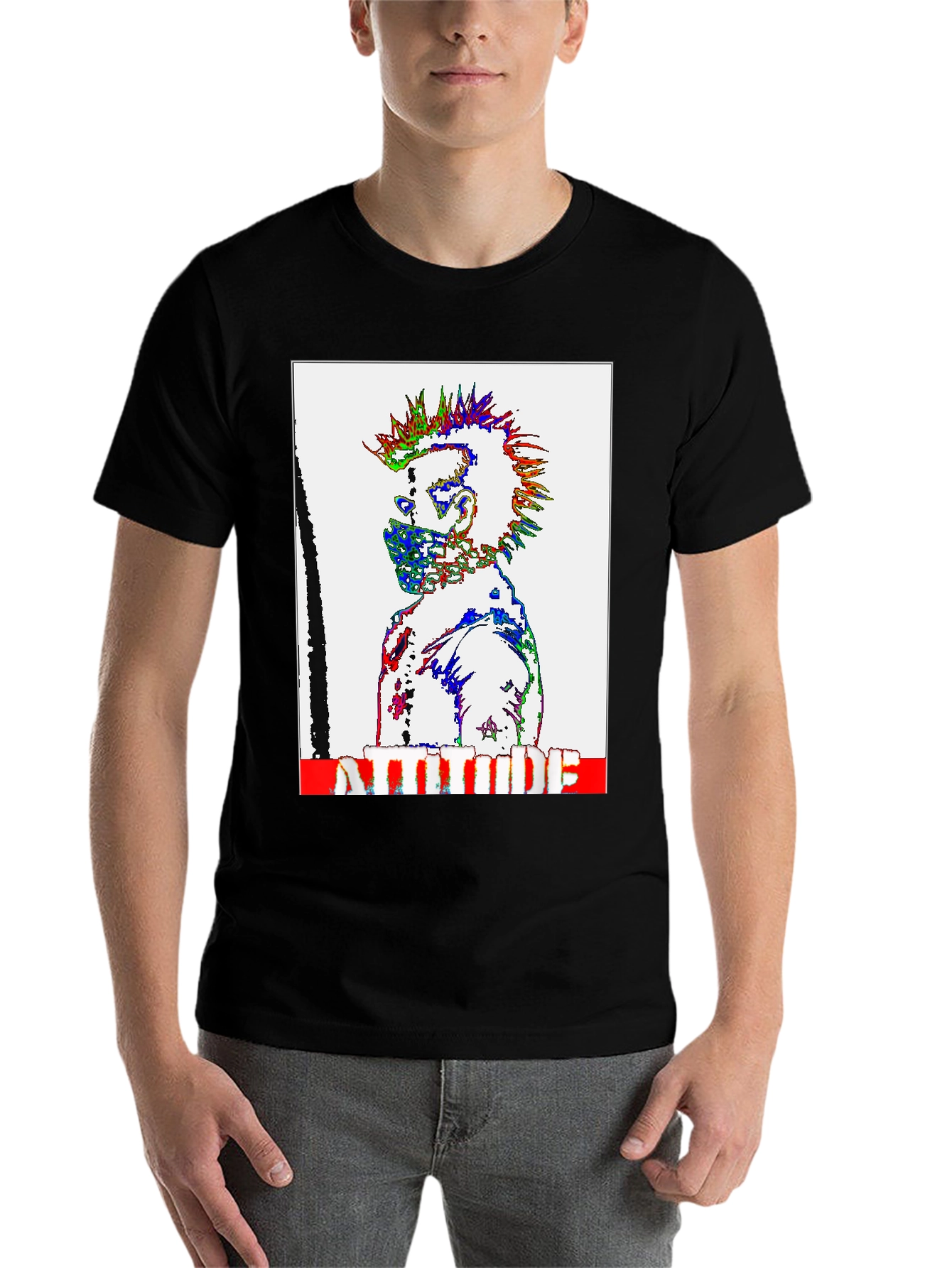 Attitude Punk Graphic T-Shirt - Bold Style - 7