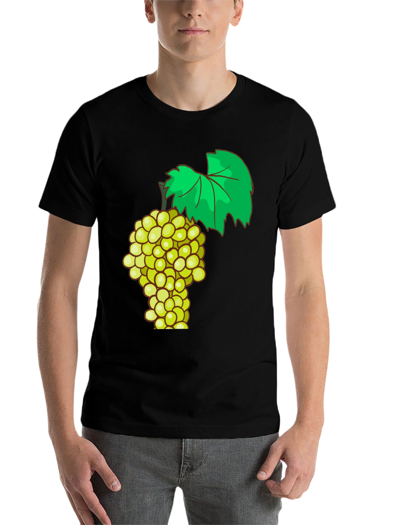Black Grape Graphic T-Shirt - Fruit Lover's Tee view 7