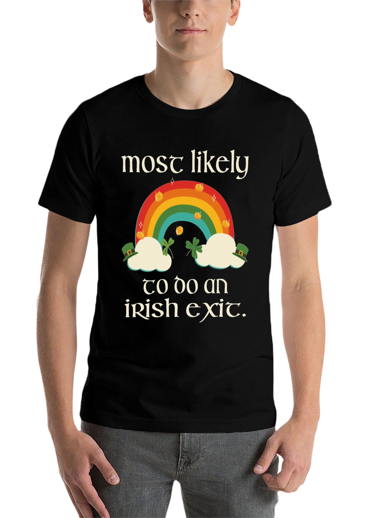 Black Irish Exit Graphic Tee view 7