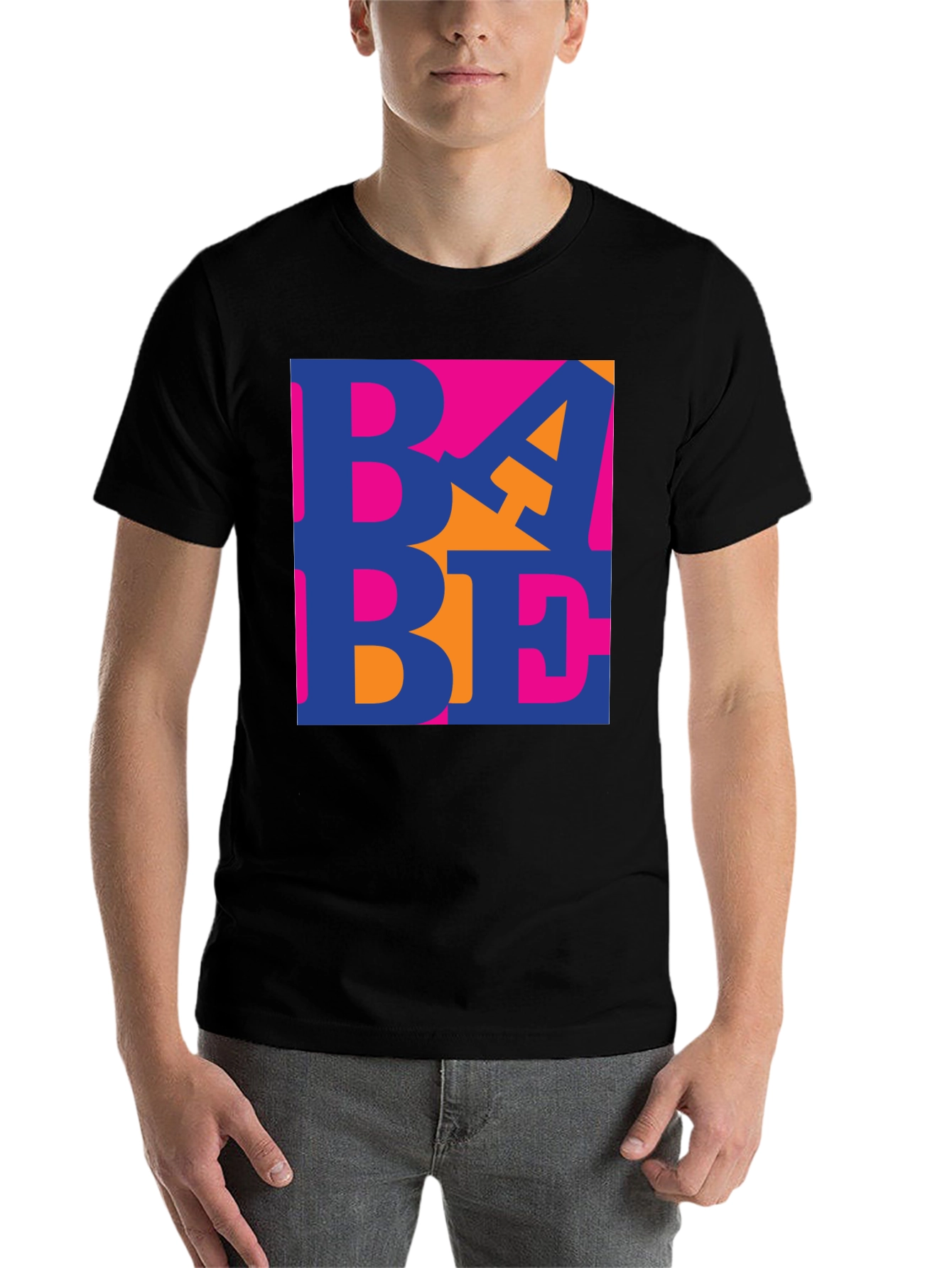 Black BAE T-Shirt - Bold Graphic Design, Soft Cotton Tee view 7