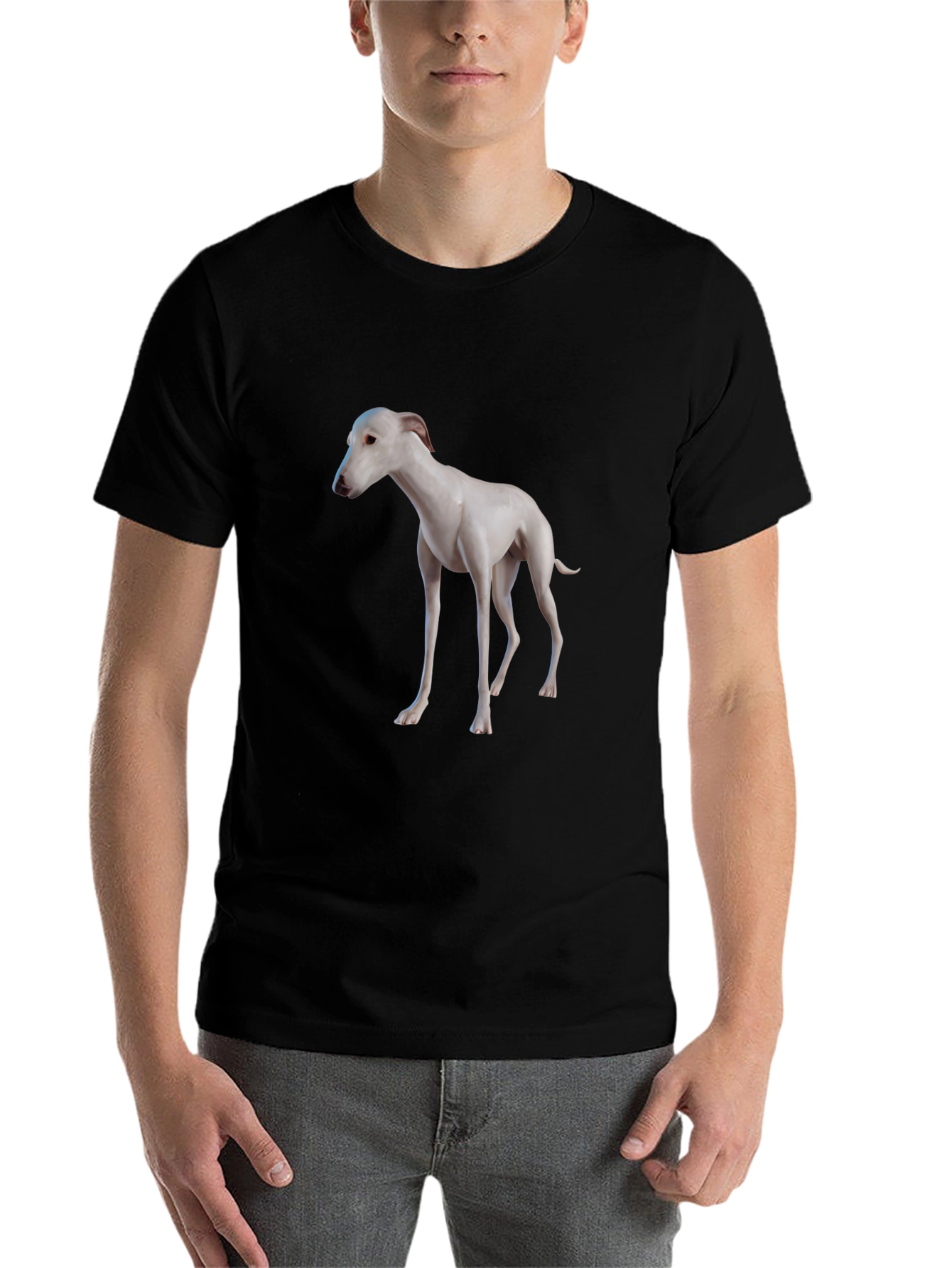 Black Dog Graphic Black T-Shirt view 7