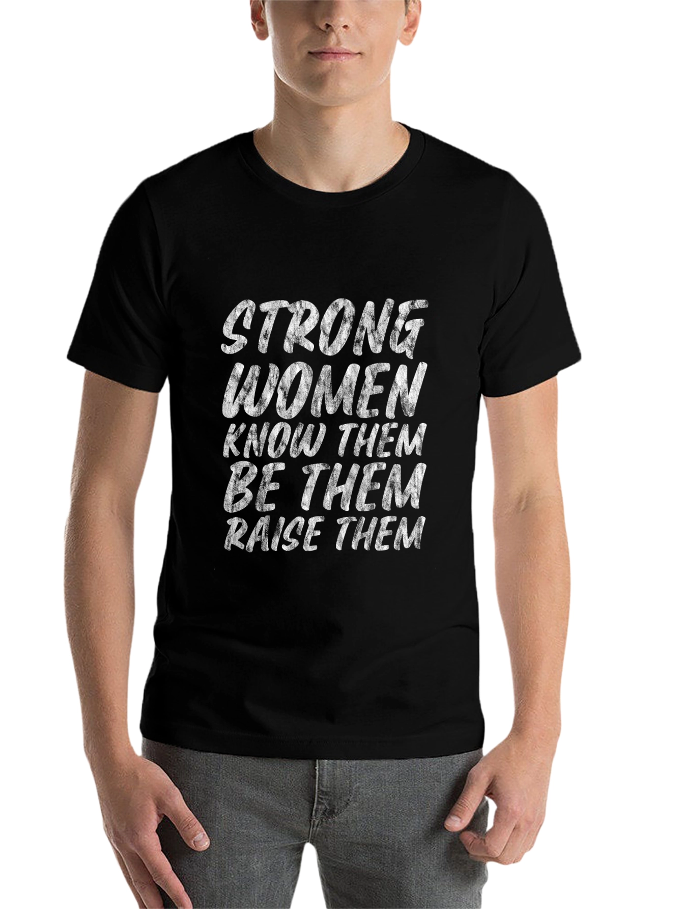 Black Strong Women Graphic Tee view 7
