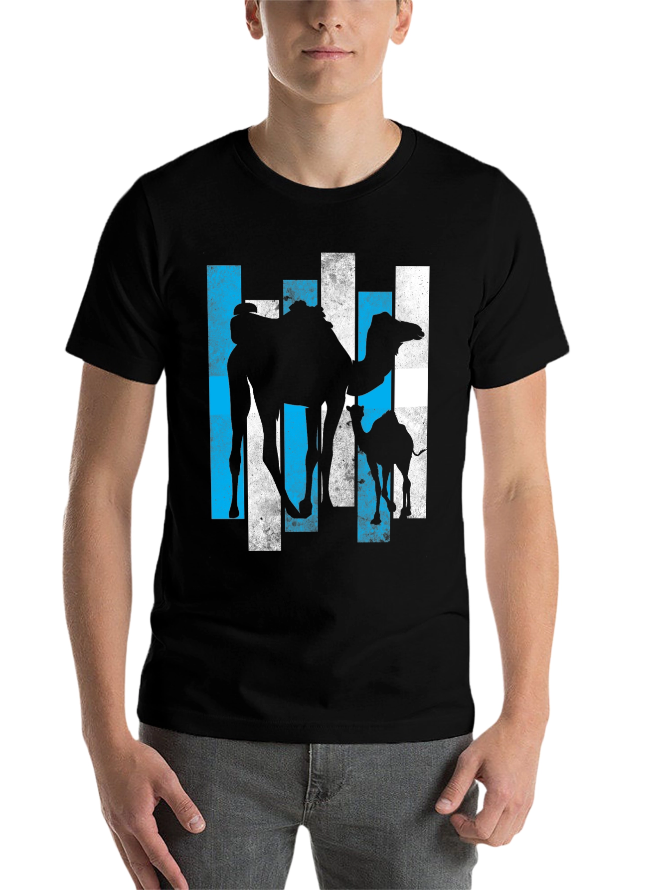 Black Camel Silhouette Graphic Tee view 7