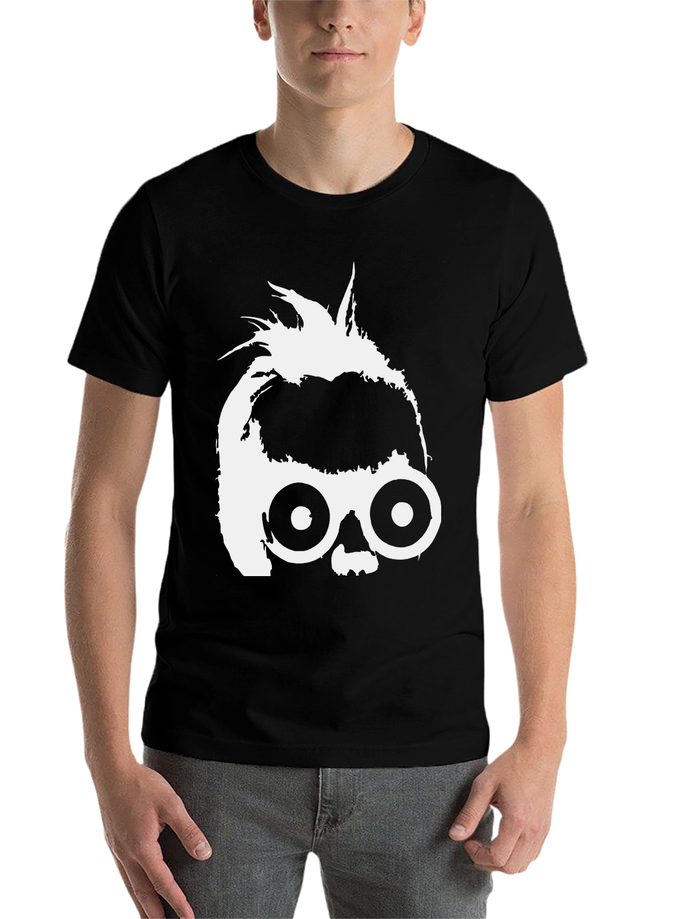 Unique Graphic Tee - Punk Skull with Goggles - 7
