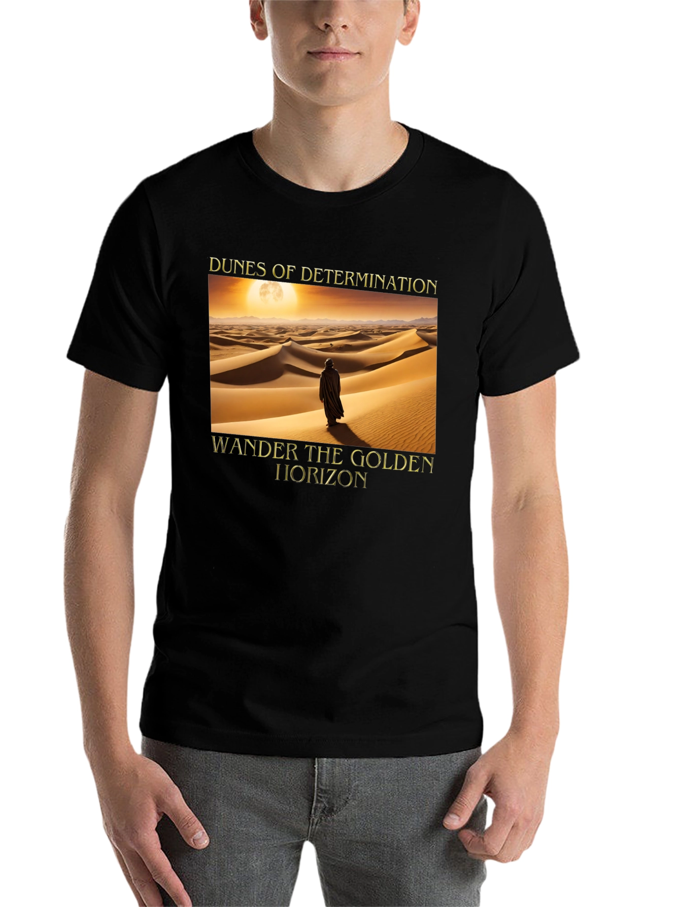 Black Dunes of Determination T-Shirt view 7
