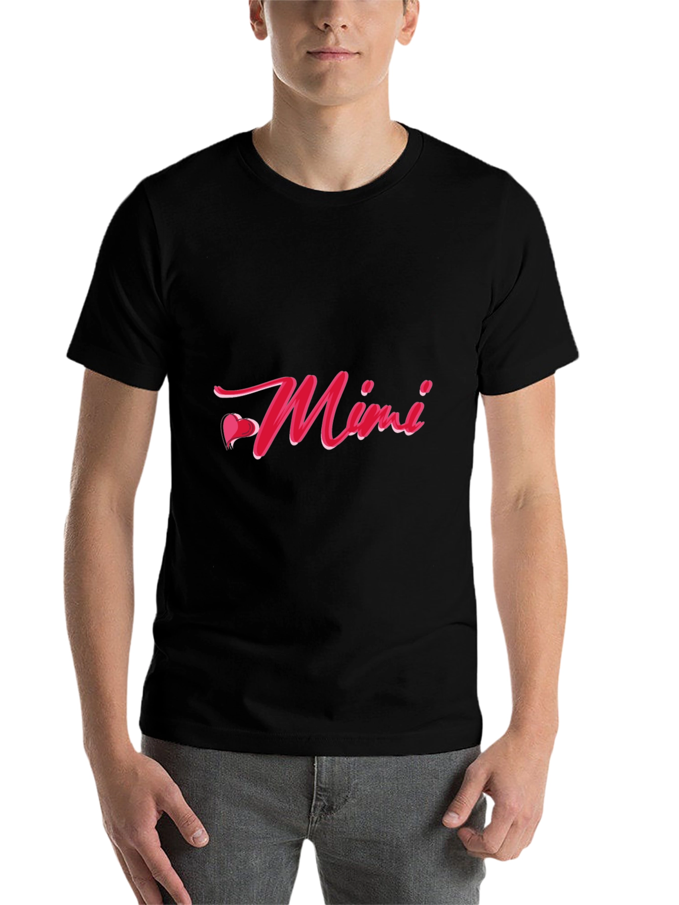 Black Mimi Graphic T-Shirt - Stylish Casual Wear view 7