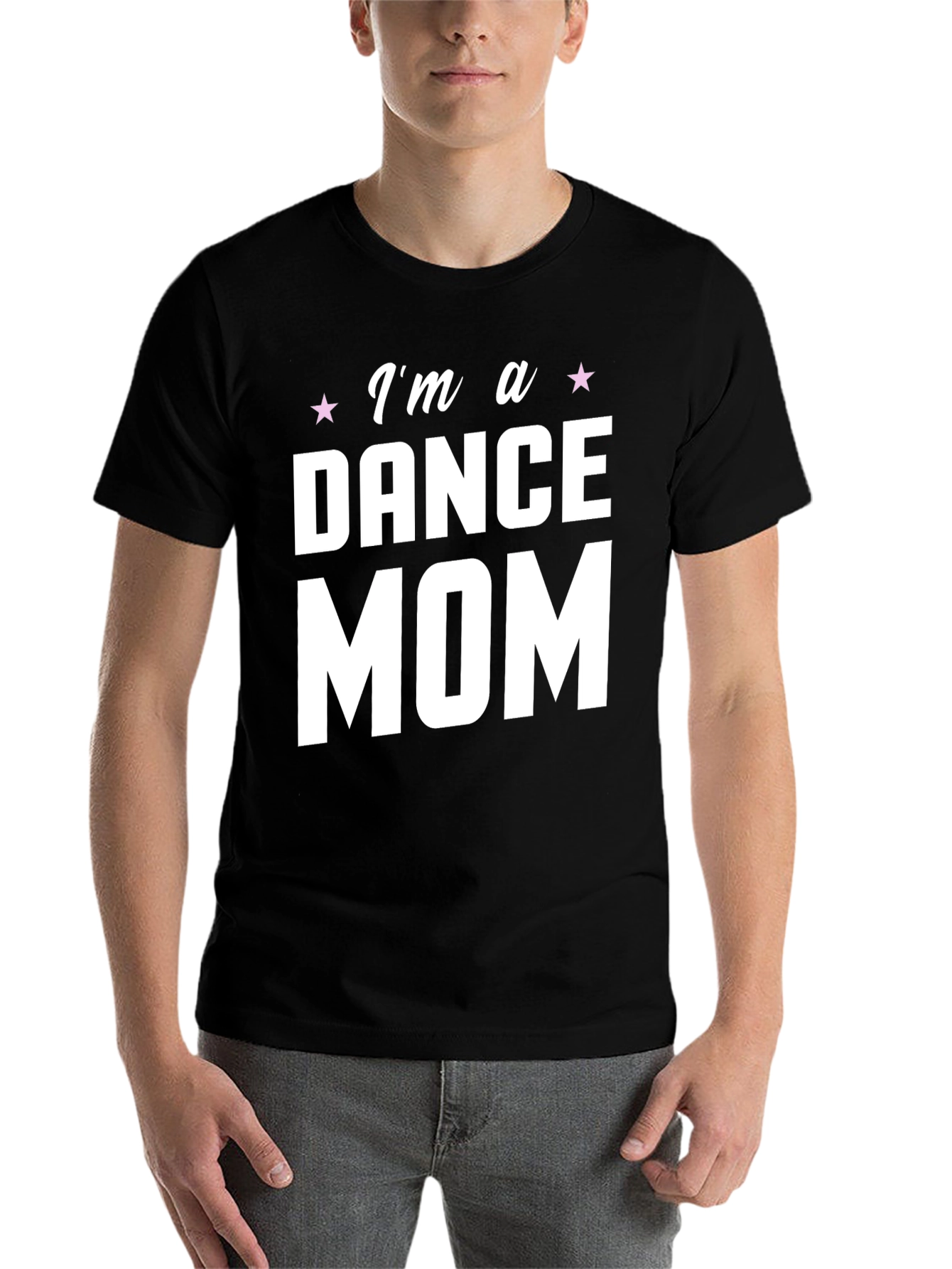 Black I'm a Dance Mom T-Shirt - Black view 7