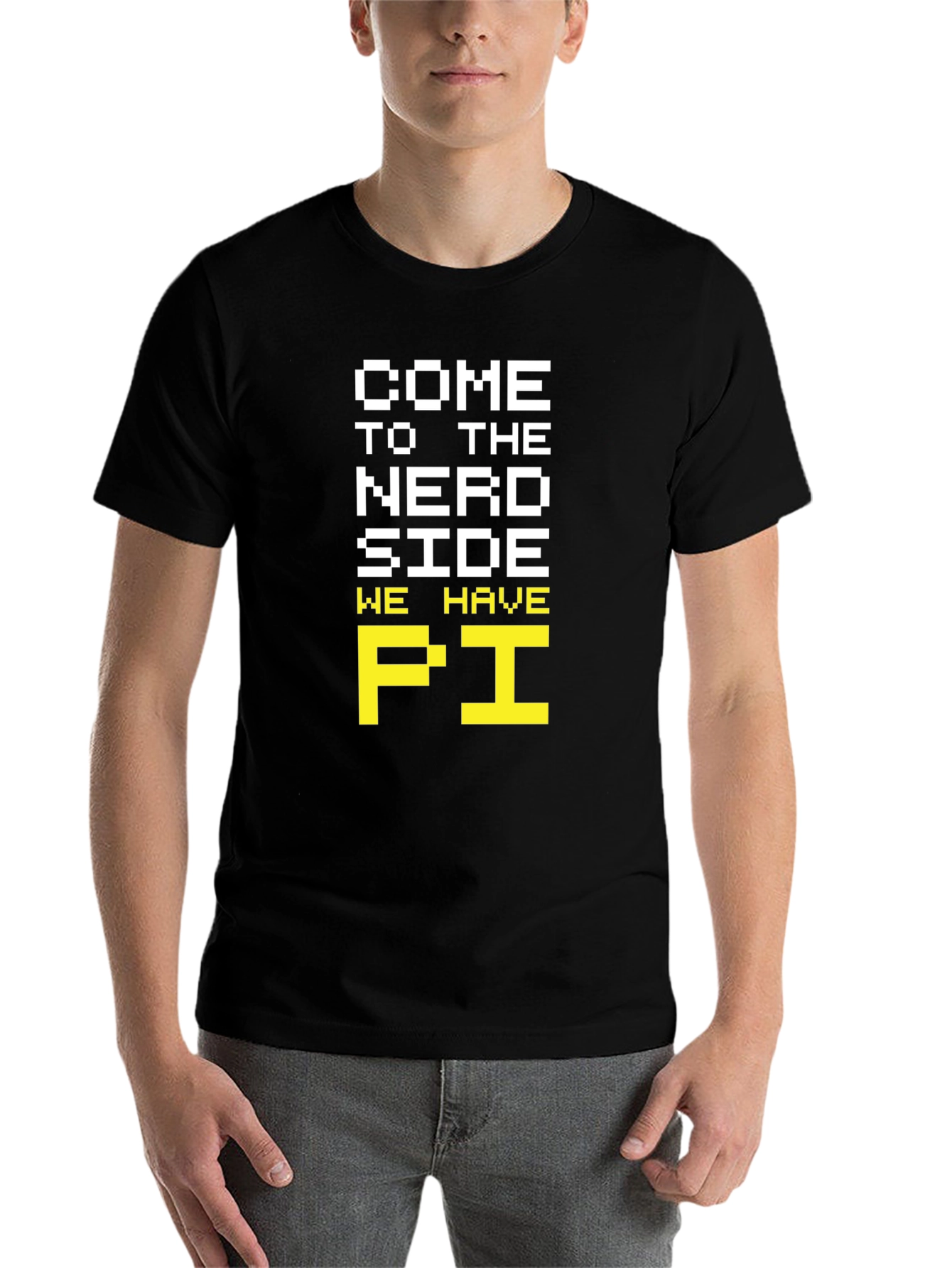 Black Nerd Side PI T-Shirt view 7