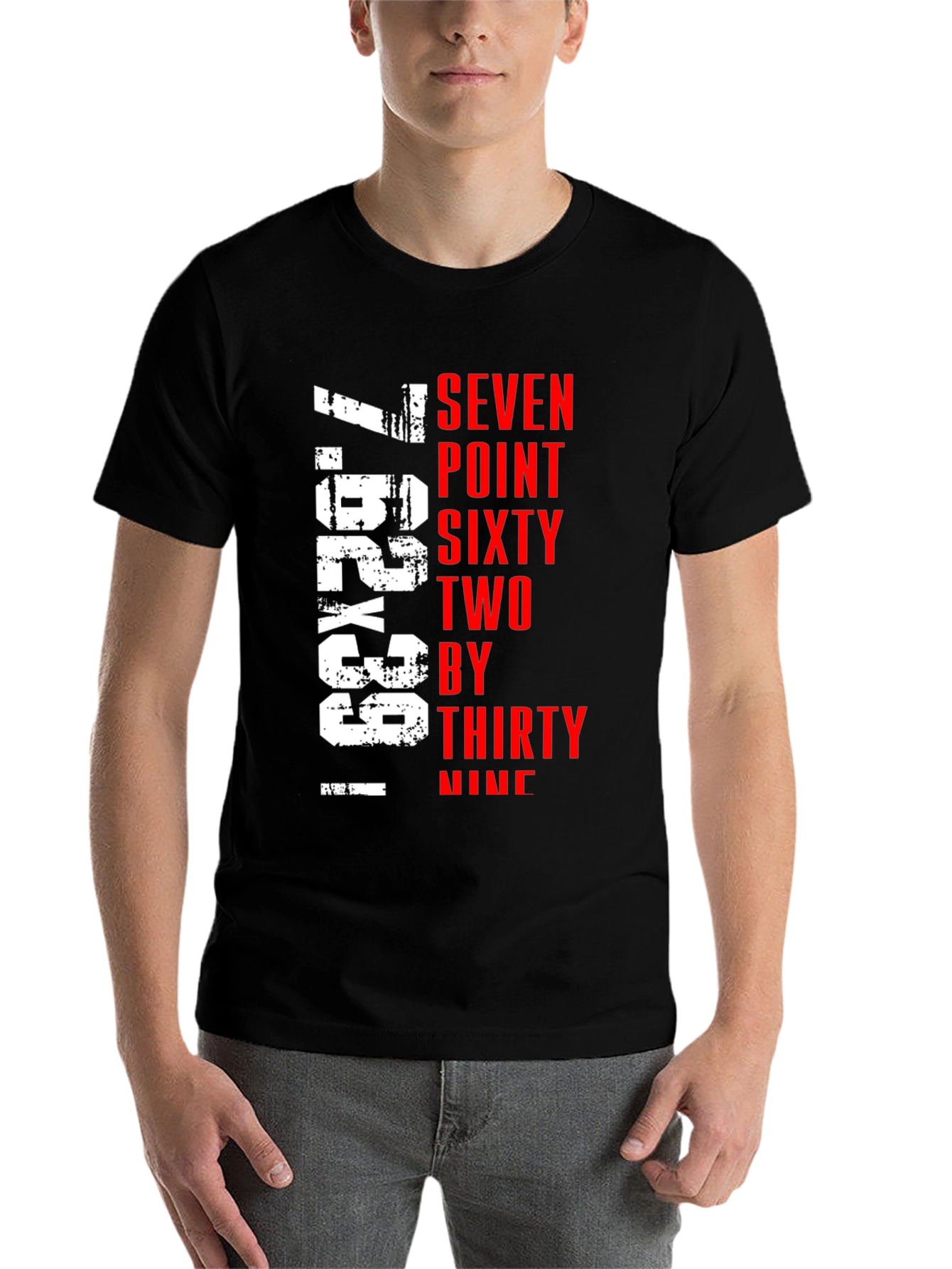Black 7.62x39mm T-Shirt - Gun Enthusiast Apparel view 7