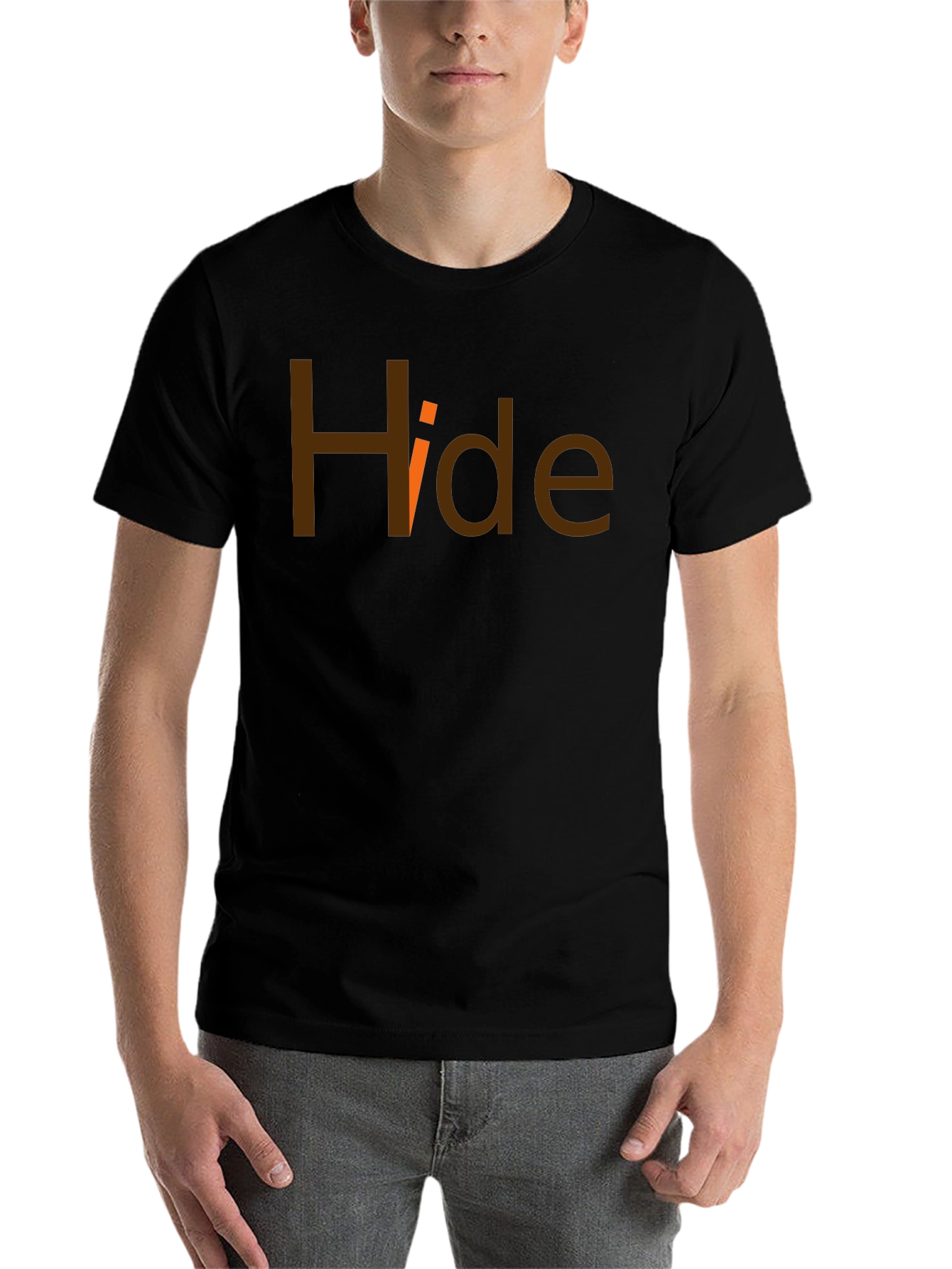 Black Hide Graphic Tee - Dark Humor T-Shirt view 7