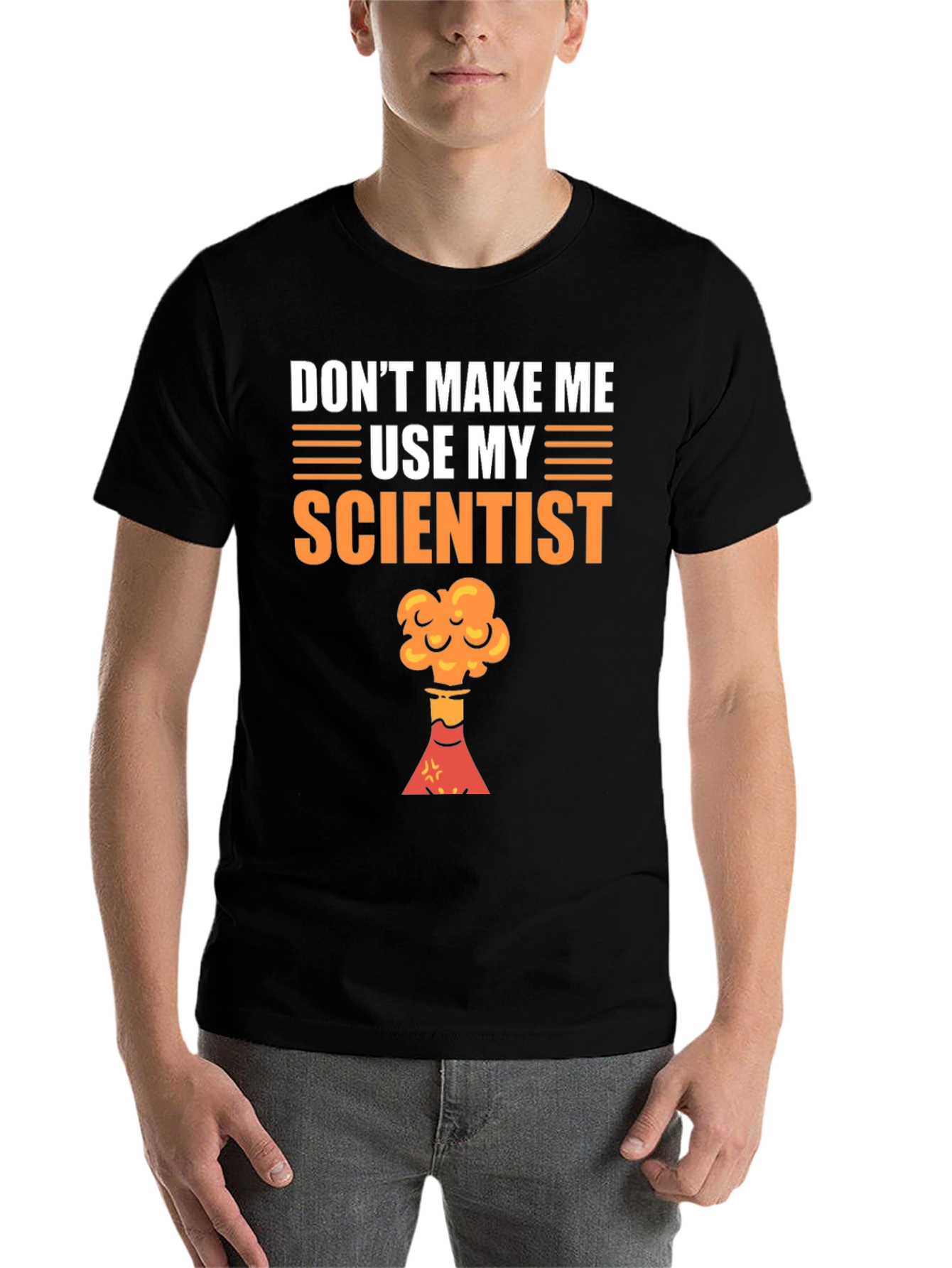 Black Scientist Threat T-Shirt - Funny Science Tee view 7