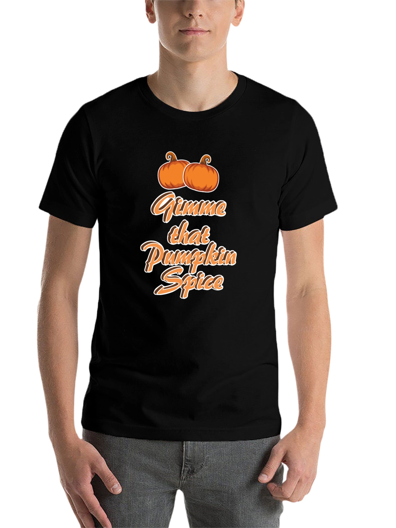 Black Gimme That Pumpkin Spice T-Shirt - Fall Apparel view 7