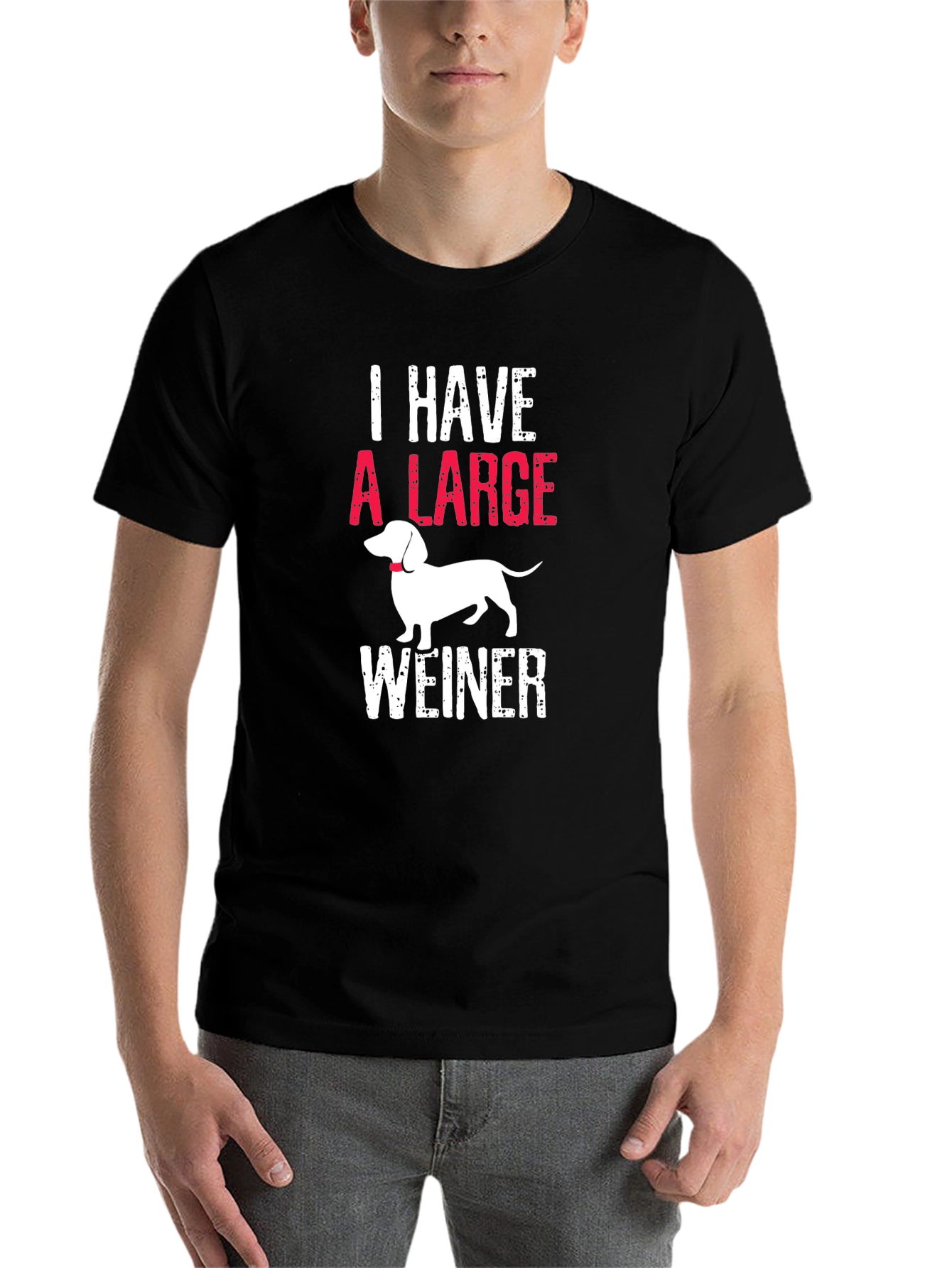 I Have A Large Weiner T-Shirt Dachshund - 7