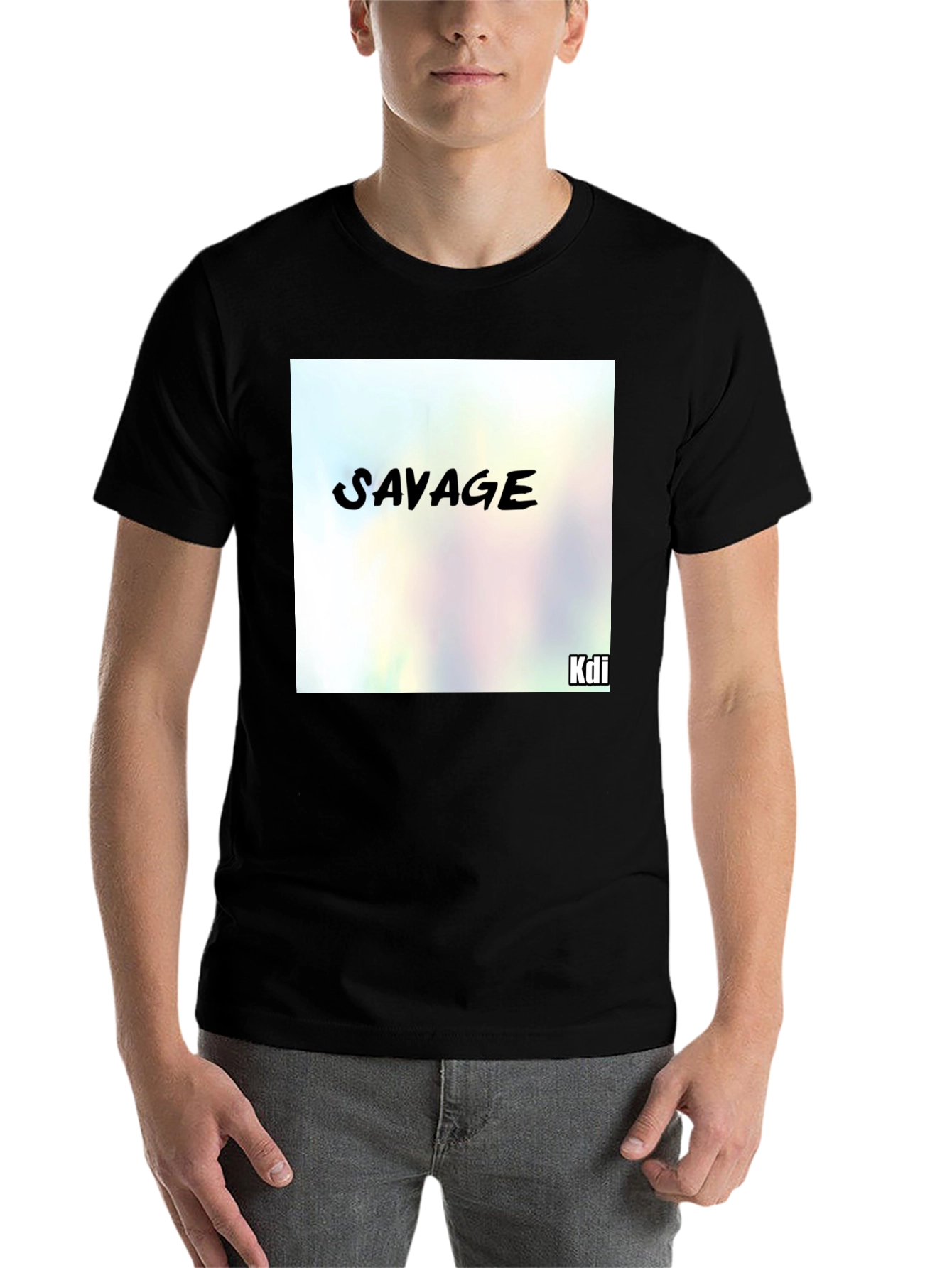 Black Savage Graphic T-Shirt - Trendy Streetwear view 7