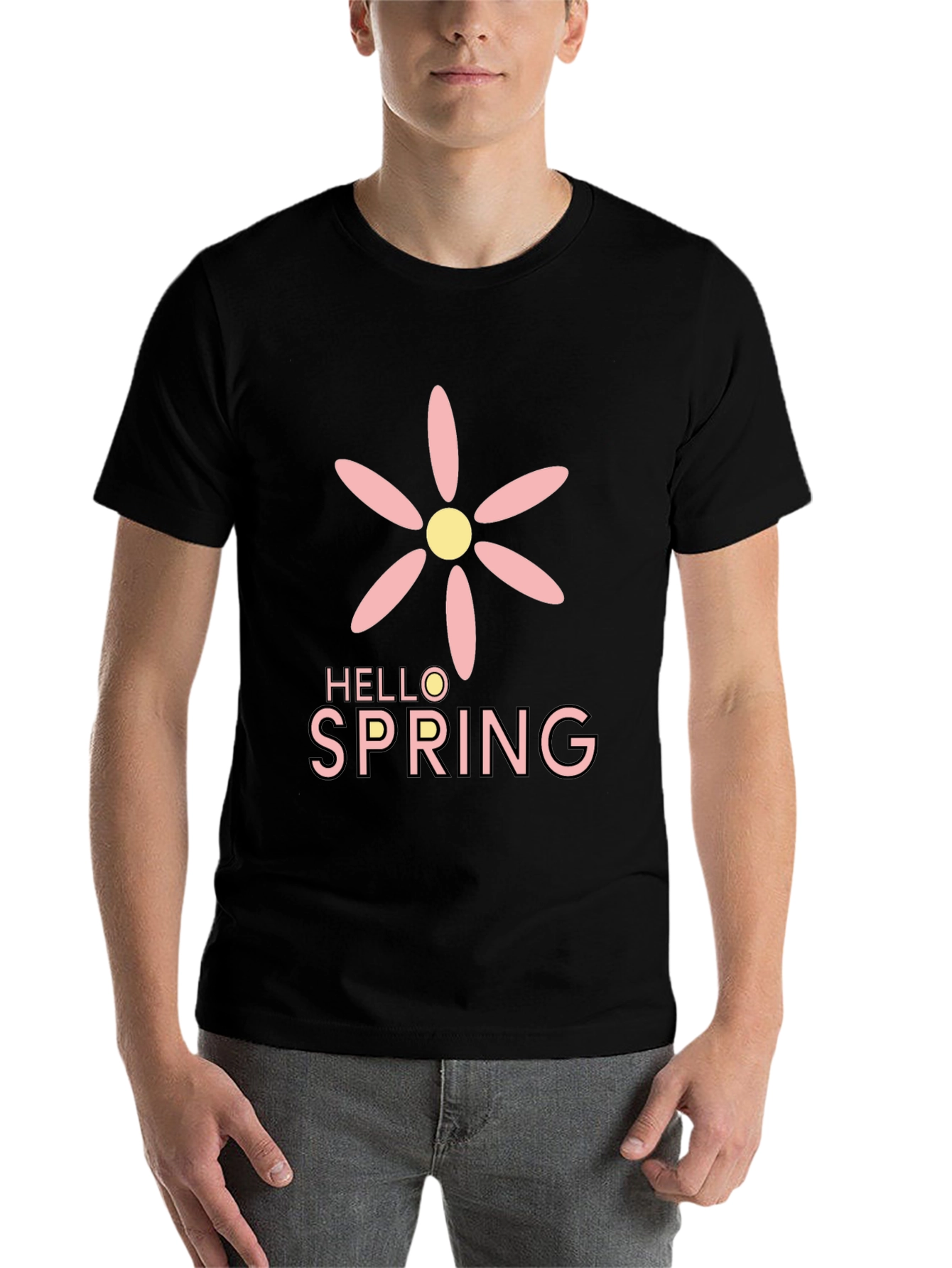 Hello Spring Graphic T-Shirt - 7