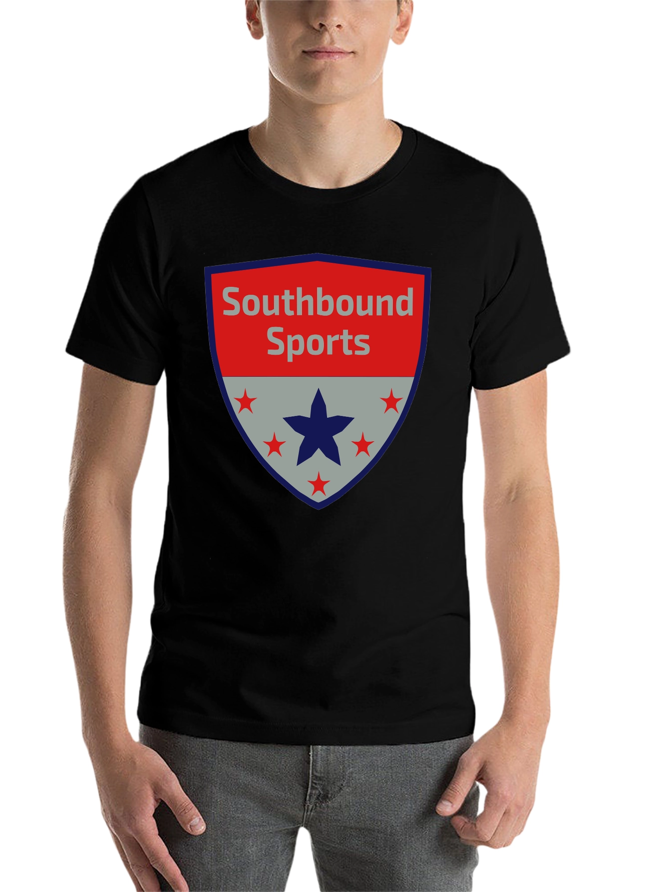 Black Southbound Sports Graphic Tee - Casual Comfort view 7