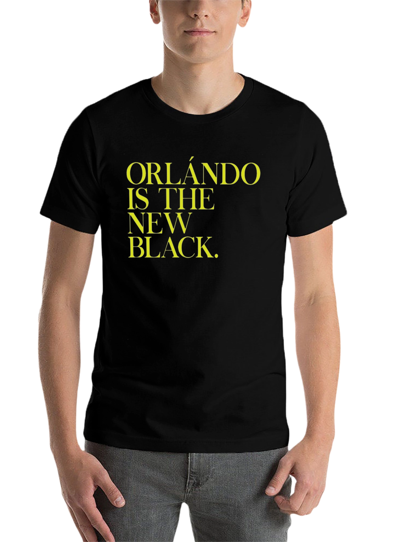 Black Orlando is The New Black Graphic T-Shirt view 7