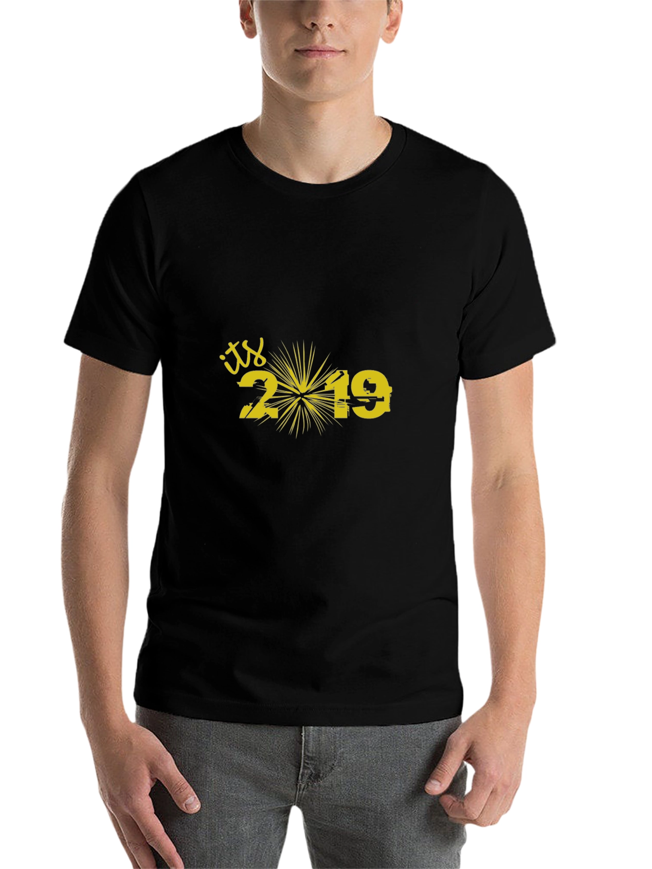 Black Its 2019 New Years T-Shirt view 7
