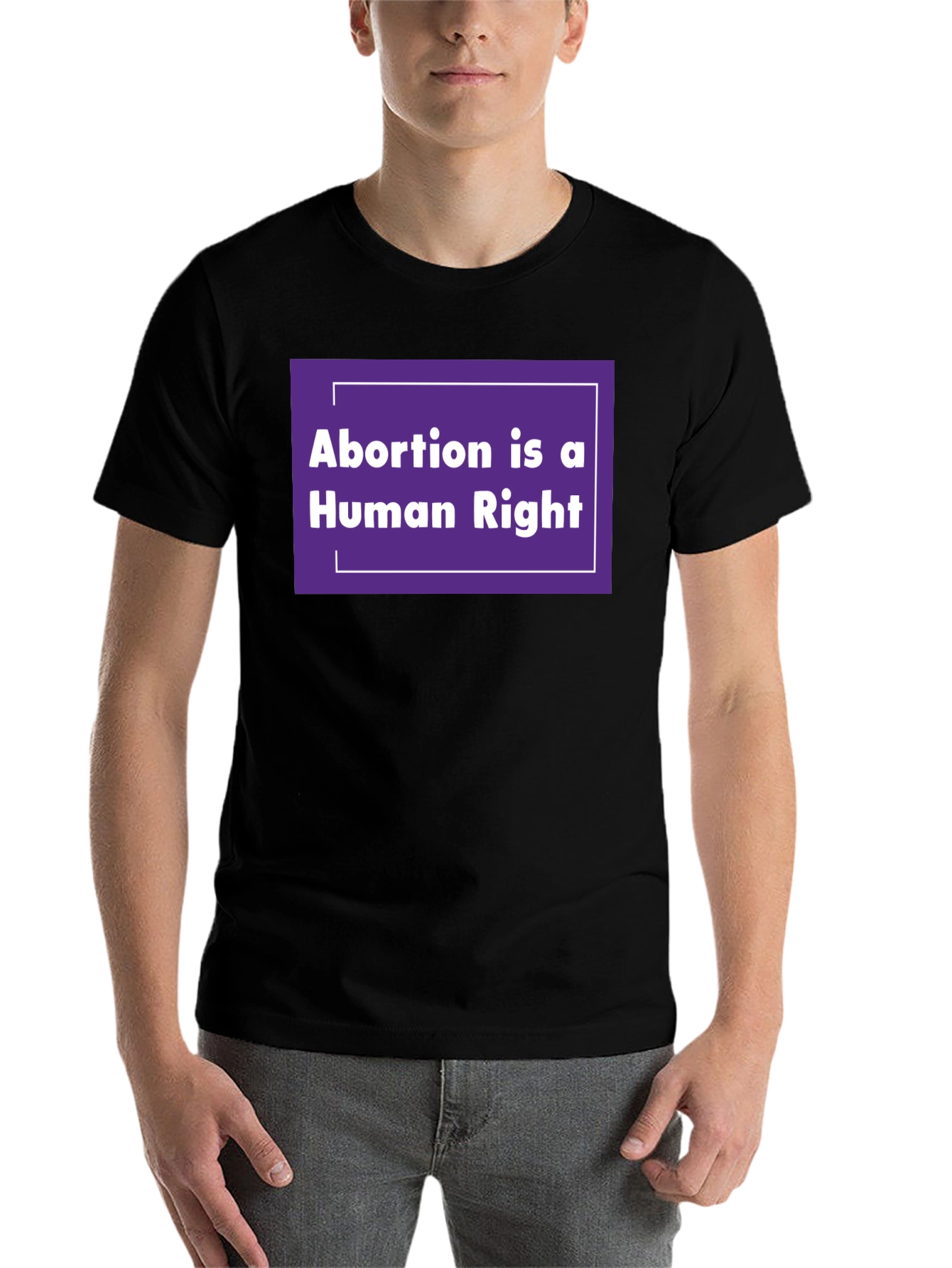 Black Abortion is a Human Right Graphic Tee view 7