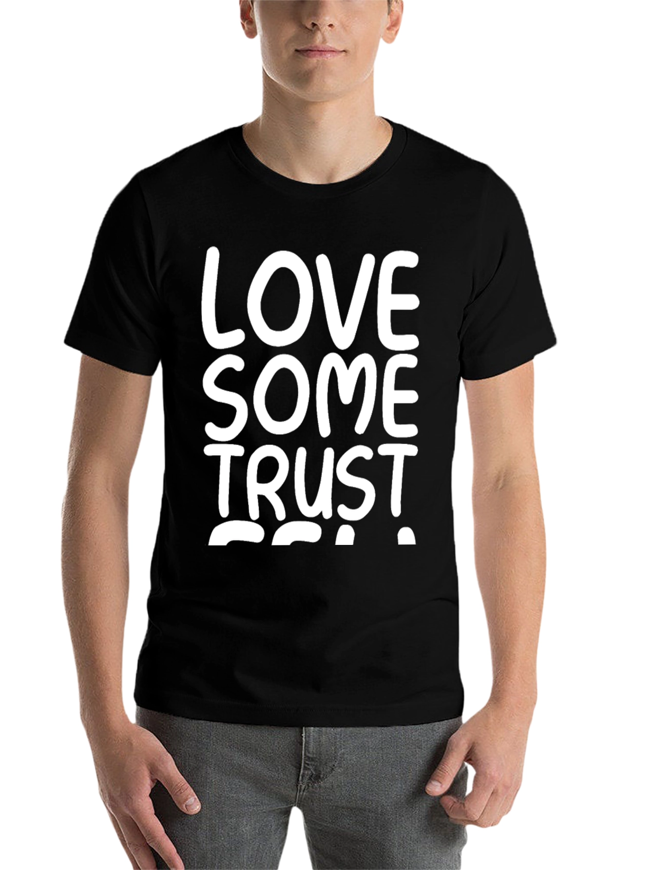 Black Love Some Trust Graphic Tee view 7