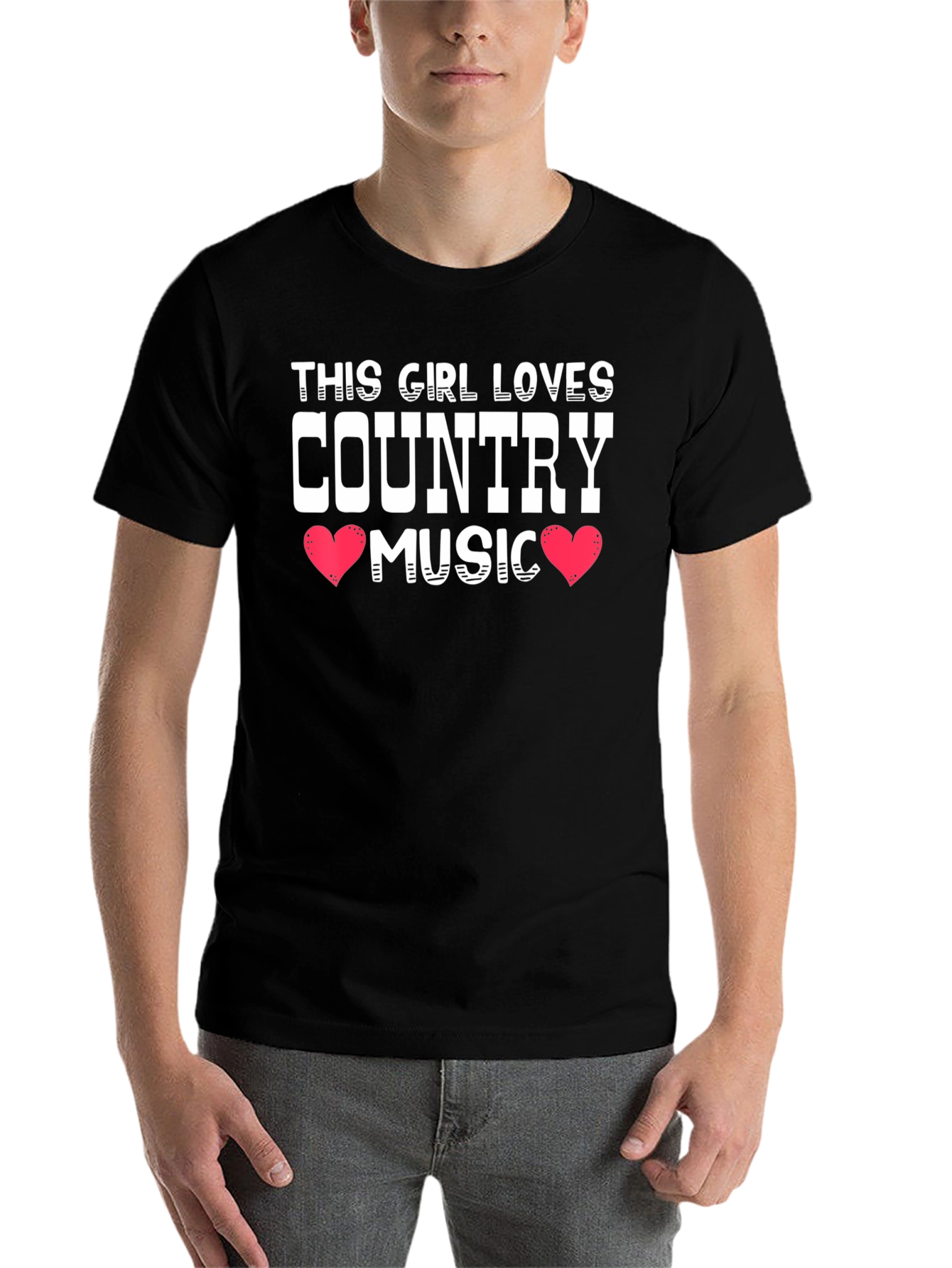 Black Country Music Lover Graphic Tee view 7