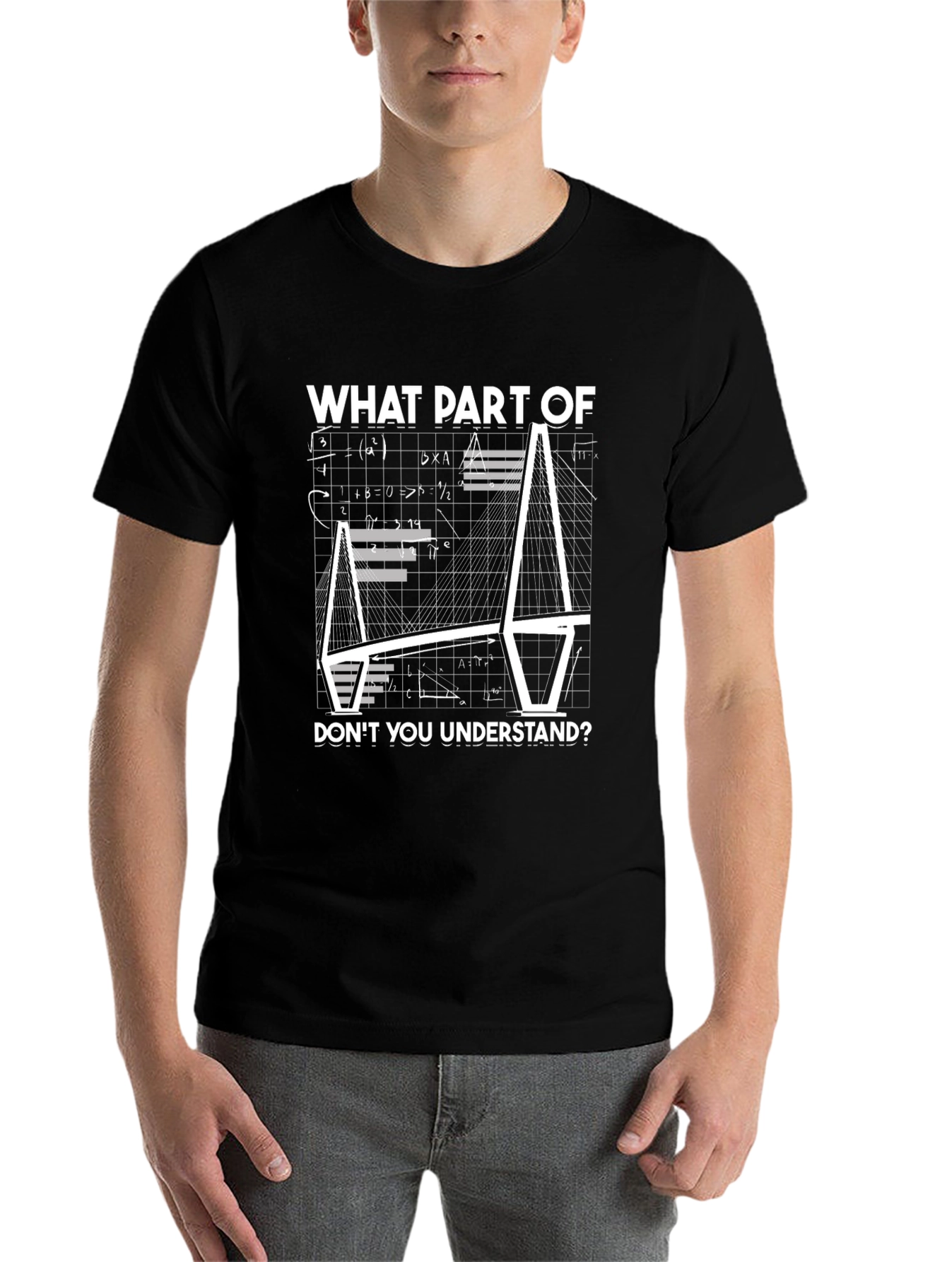 Black Engineering Humor T-Shirt view 7