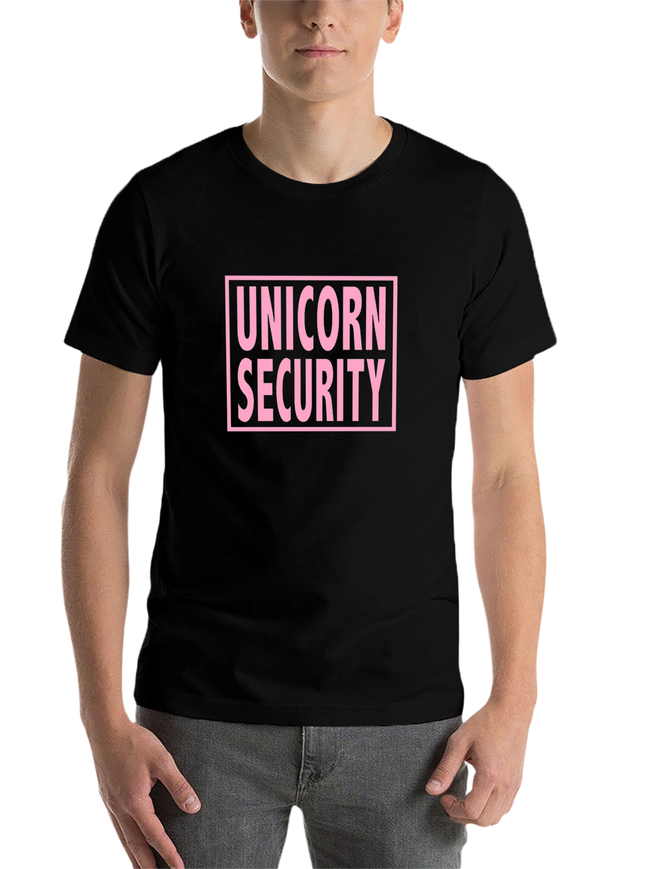 Black Unicorn Security Graphic T-Shirt view 7