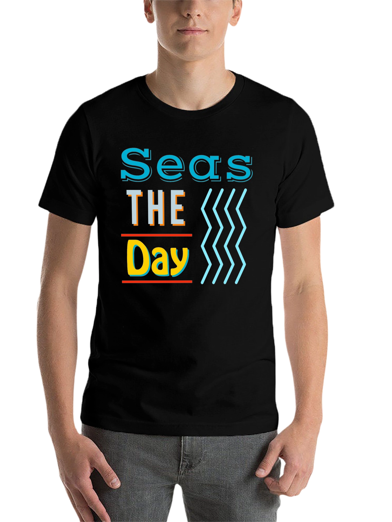 Seas The Day Graphic T-Shirt - 7