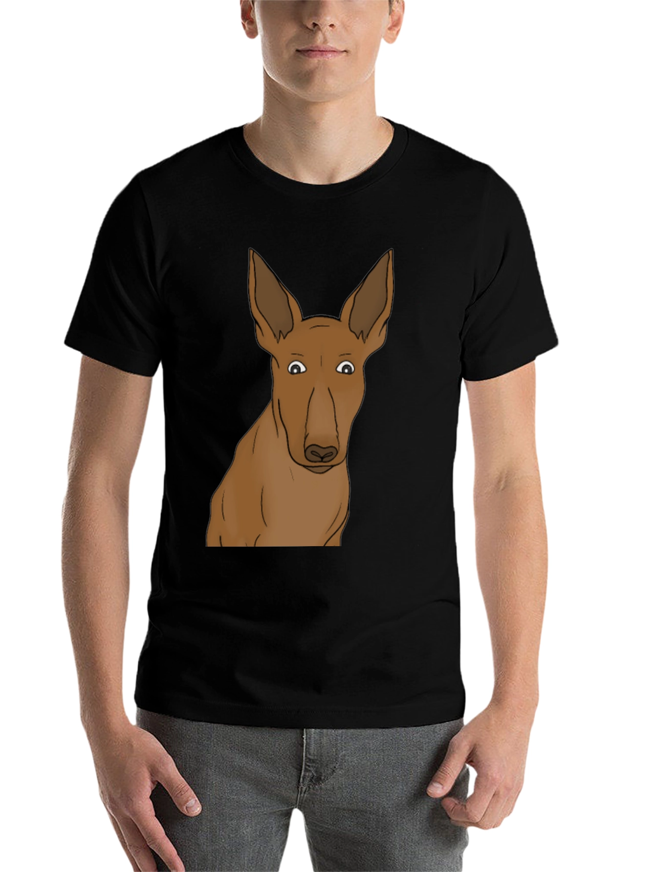 Black Dog Graphic Black T-Shirt view 7