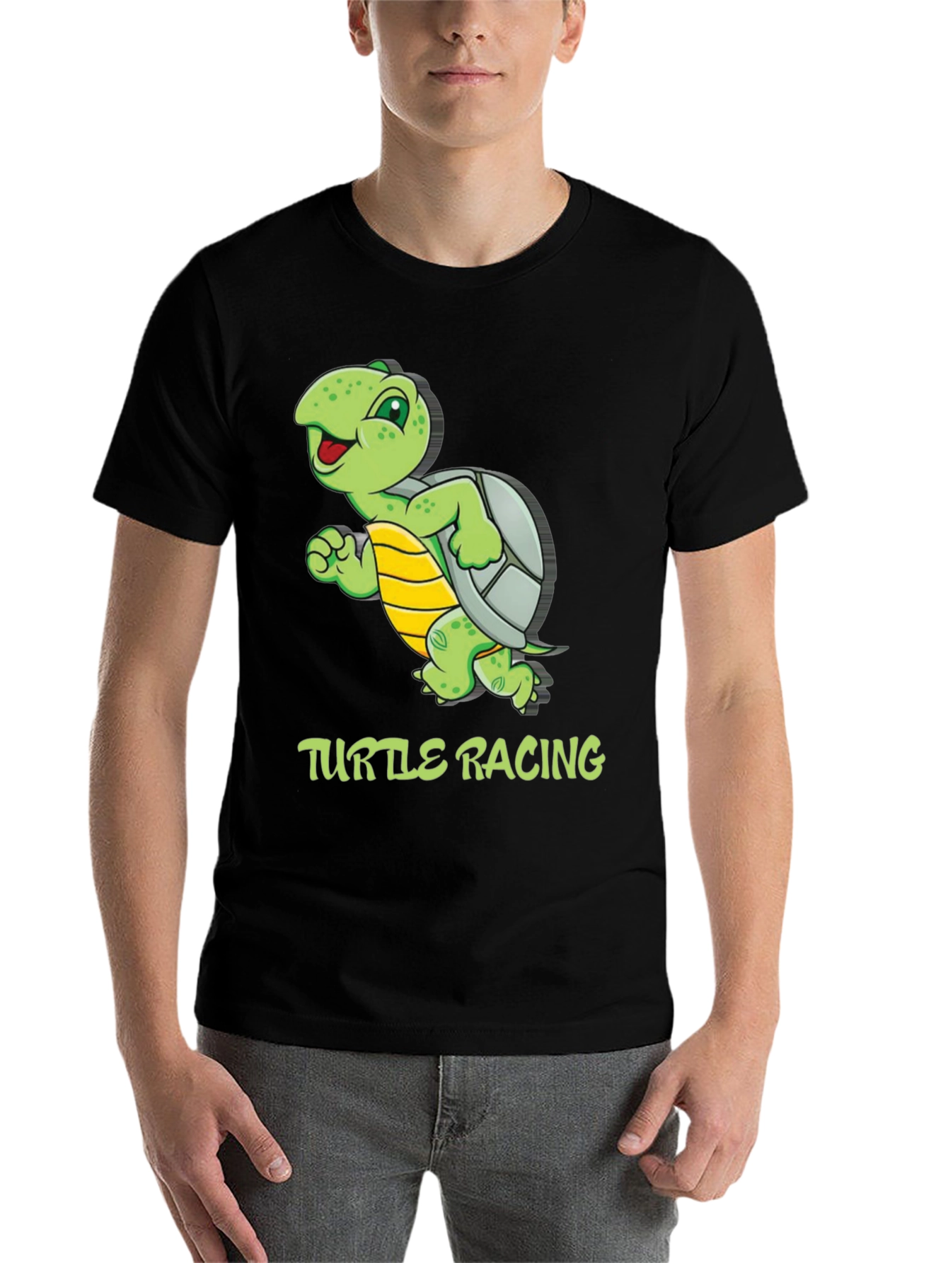 Black Turtle Racing Graphic T-Shirt view 7
