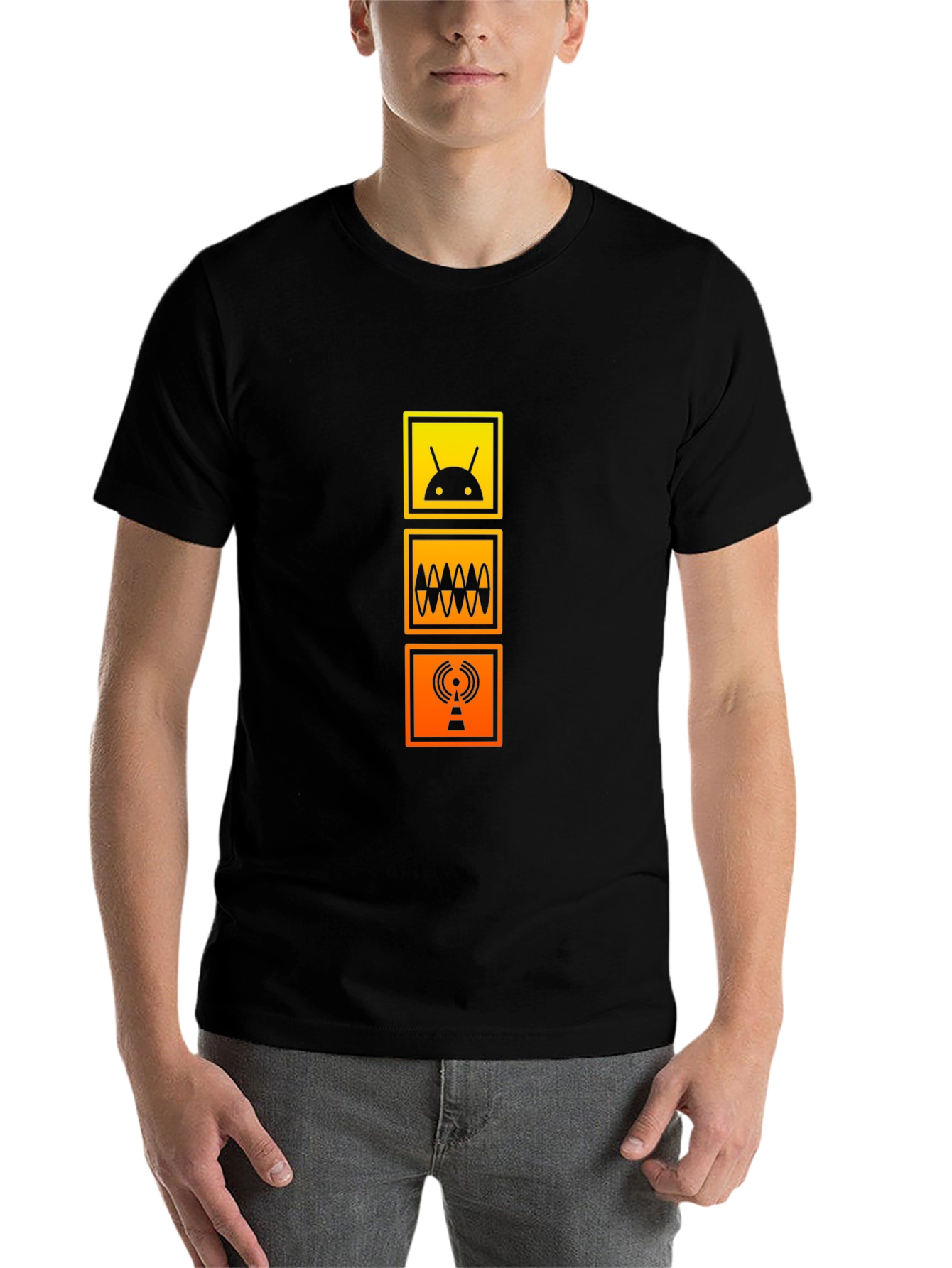 Geek Chic Graphic Tee - Android, Wave, Radio - 7