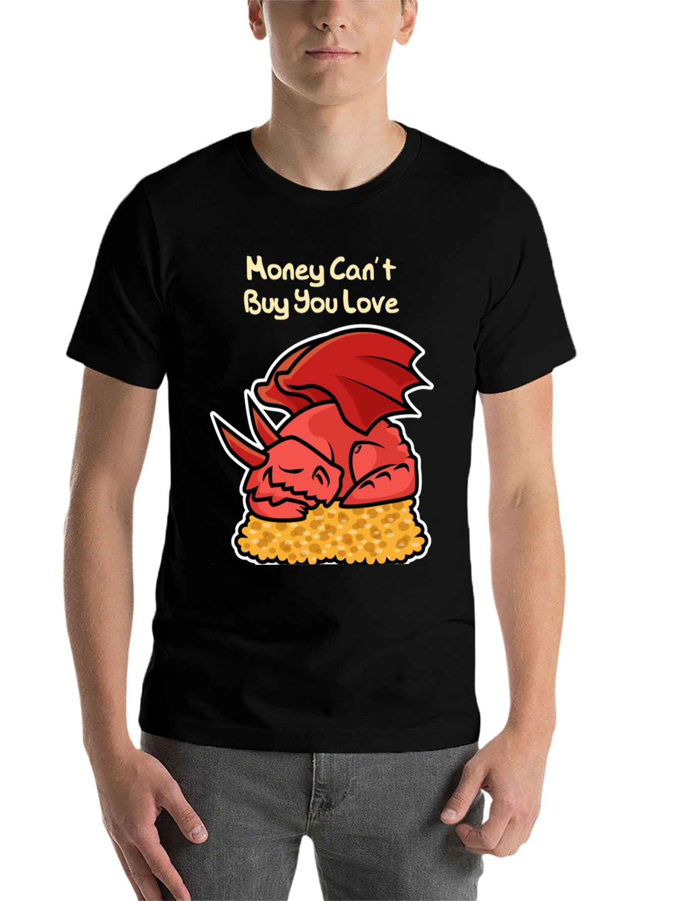 Black Money Can't Buy You Love Dragon T-Shirt view 7