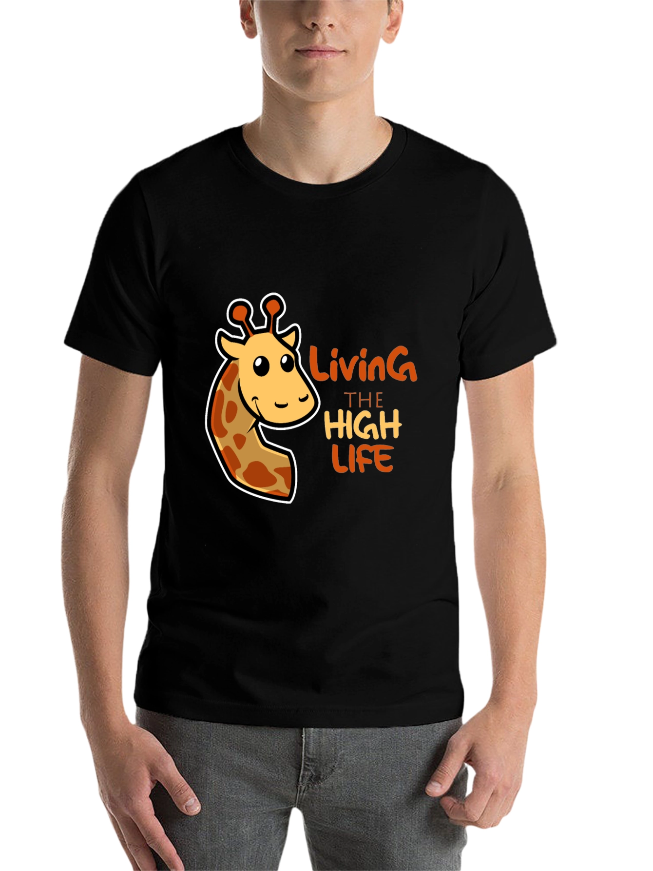 Black Giraffe High Life T-Shirt view 7