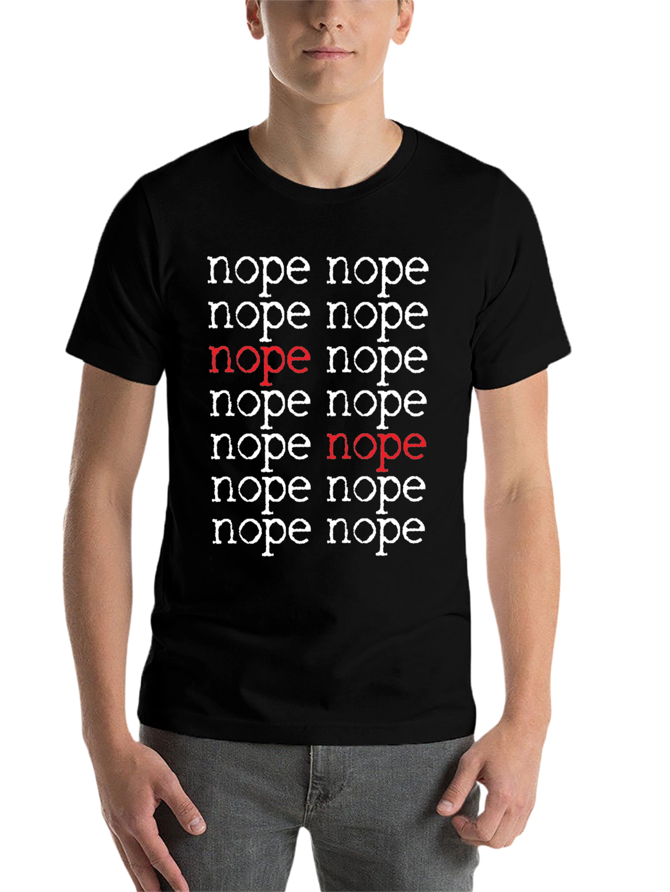 Nope T-Shirt - Funny Sarcastic Graphic Tee - 7