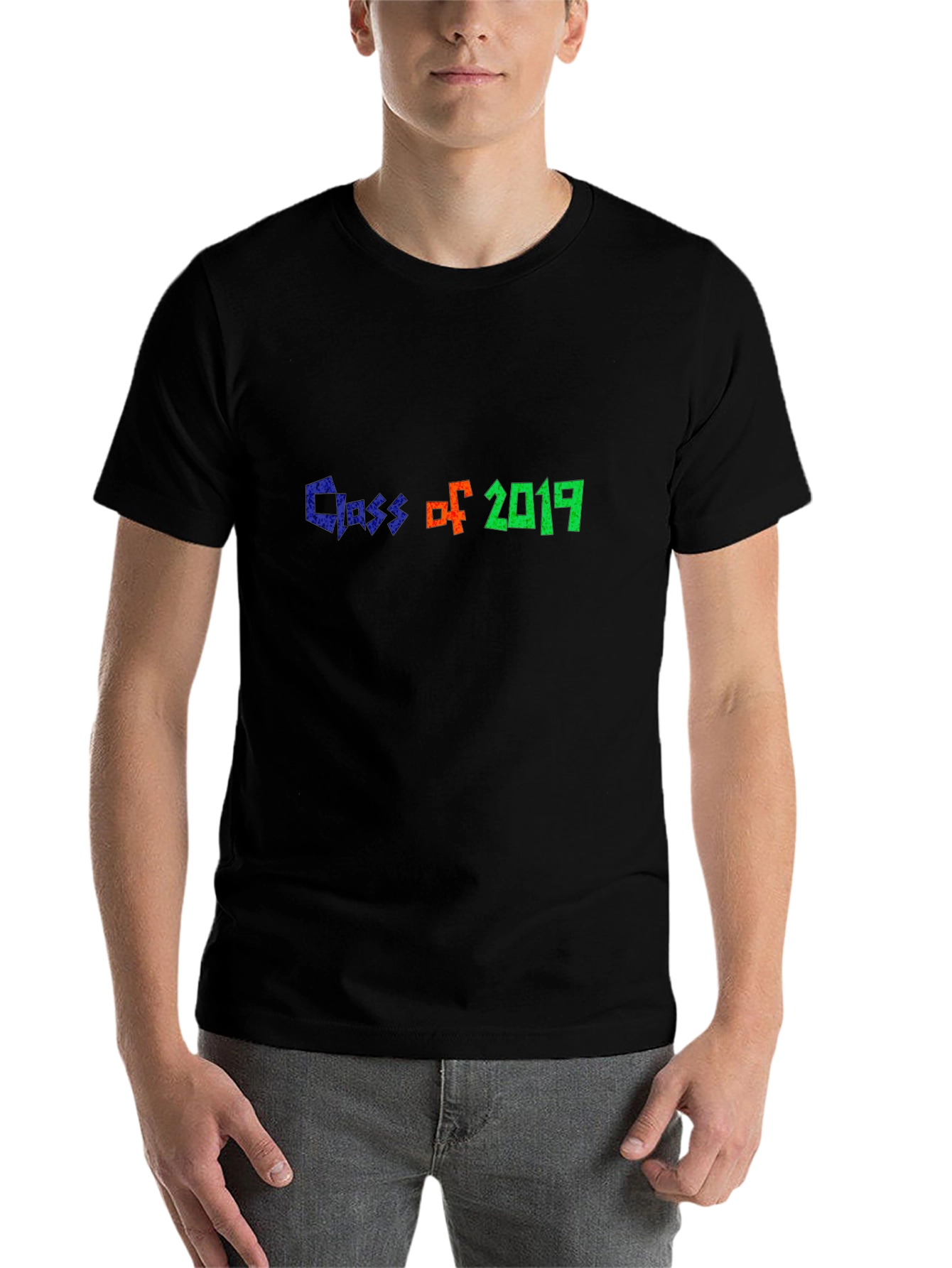 Black Class of 2019 Black T-Shirt view 7