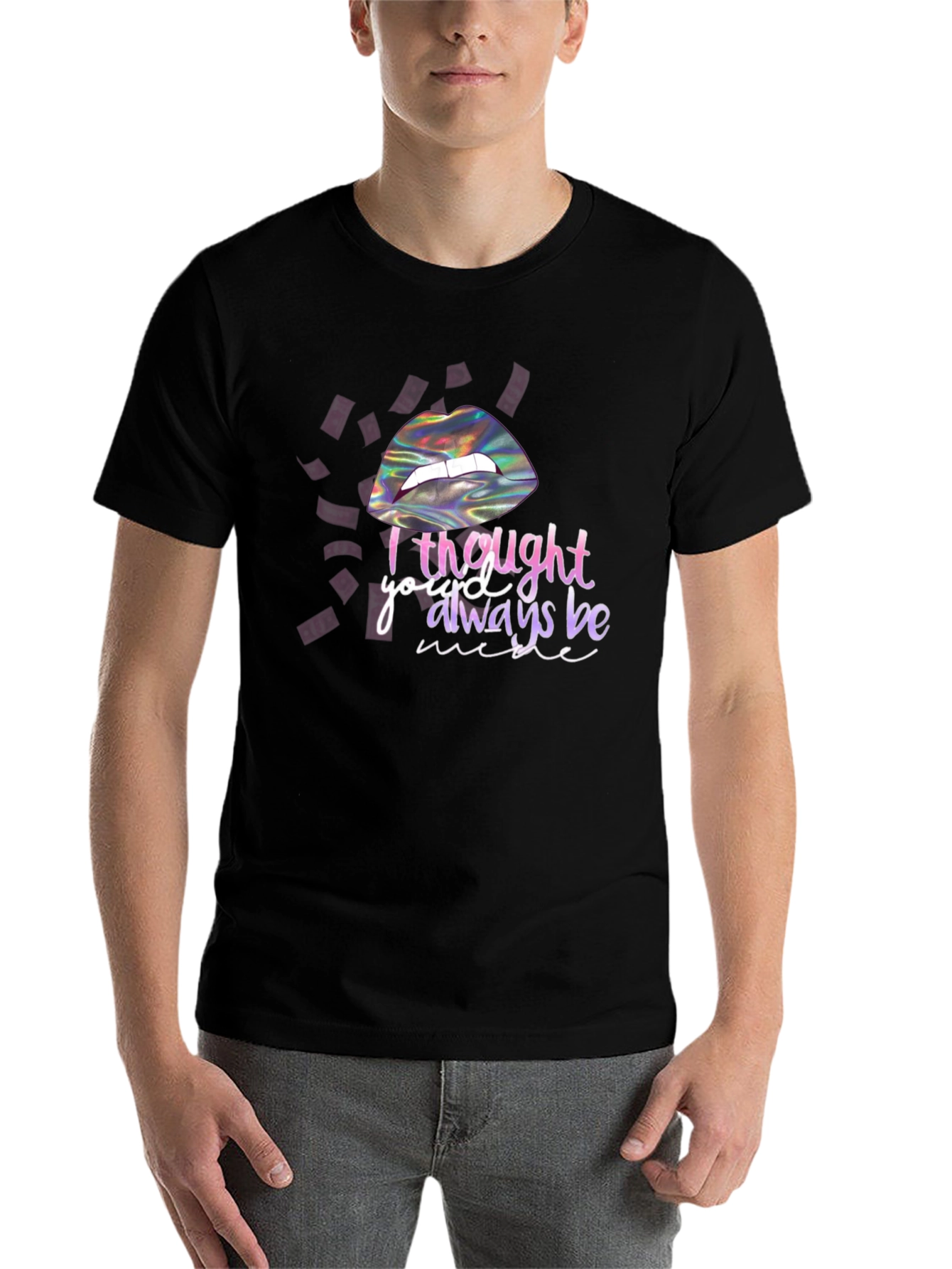 Black I Thought You'd Always Be Mine T-Shirt view 7