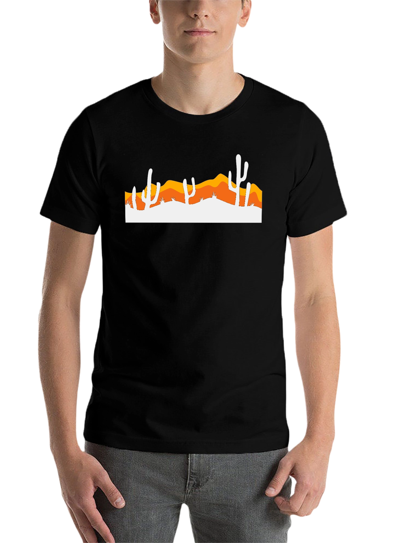 Desert Cactus Graphic T-Shirt - 7