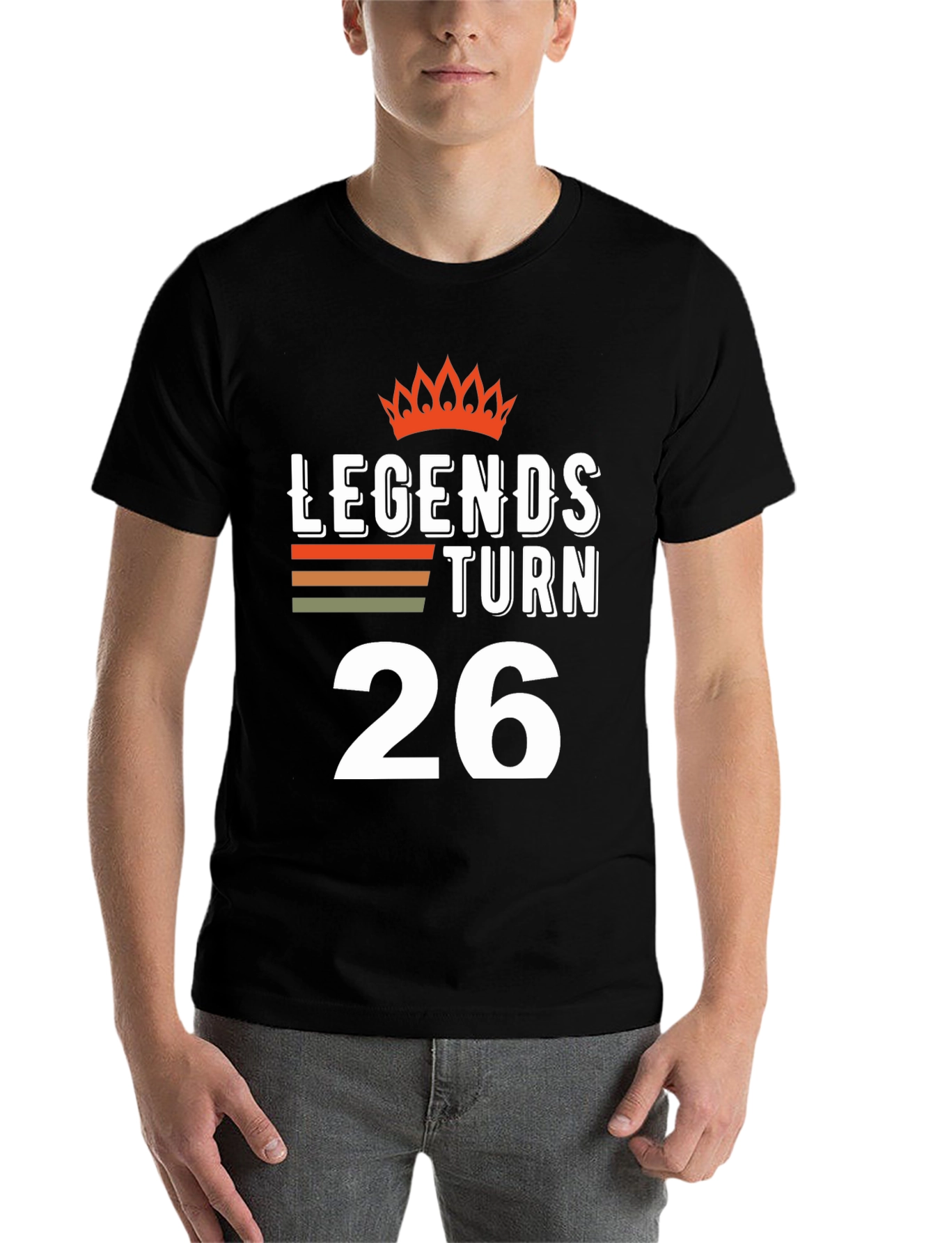 Black Legends Turn 26 Graphic T-Shirt view 7