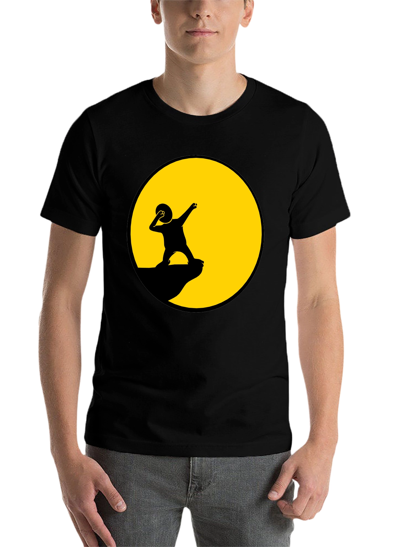 Black Lion King Parody Graphic Tee view 7