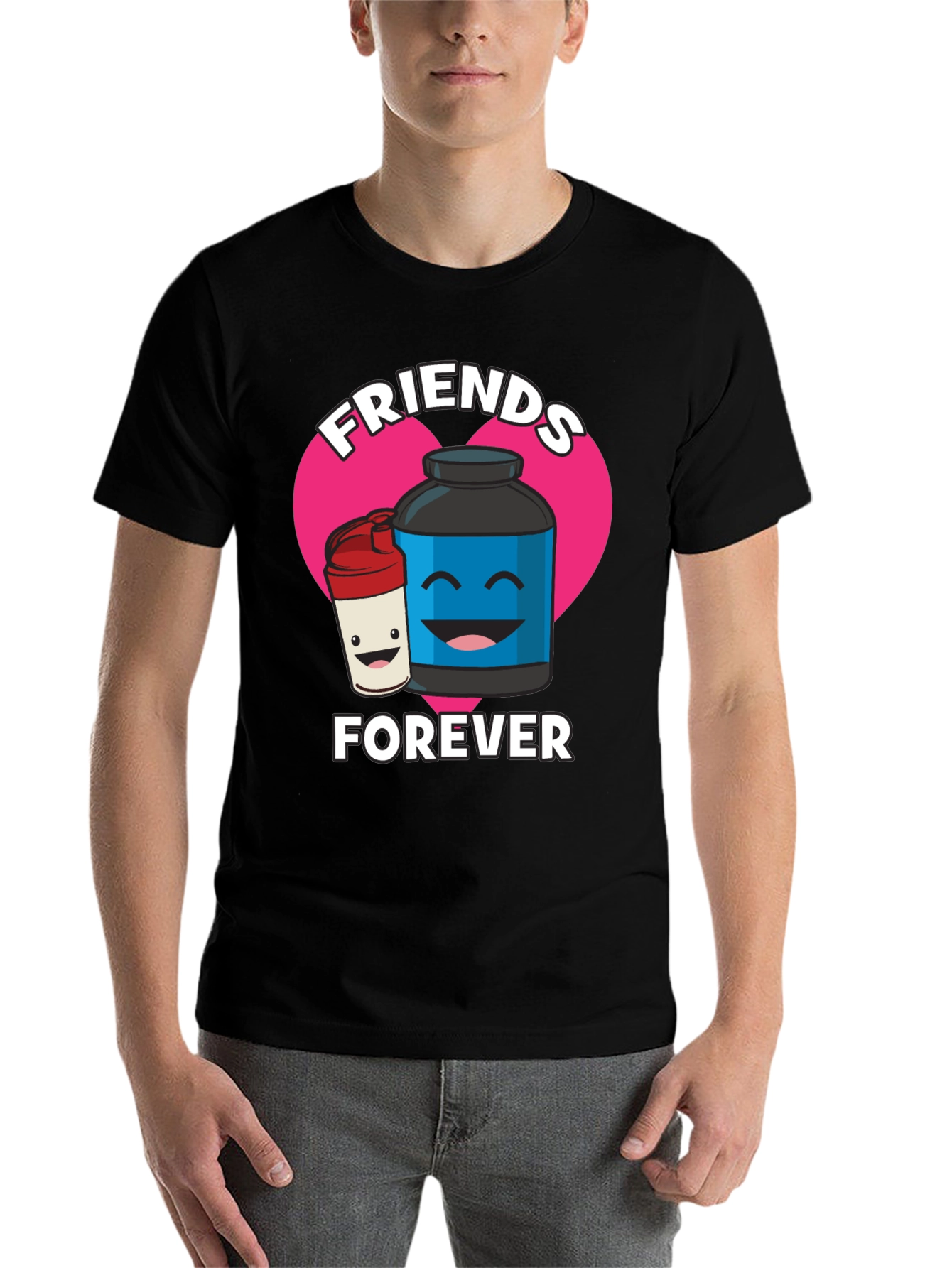 Black Friends Forever Graphic T-Shirt view 7