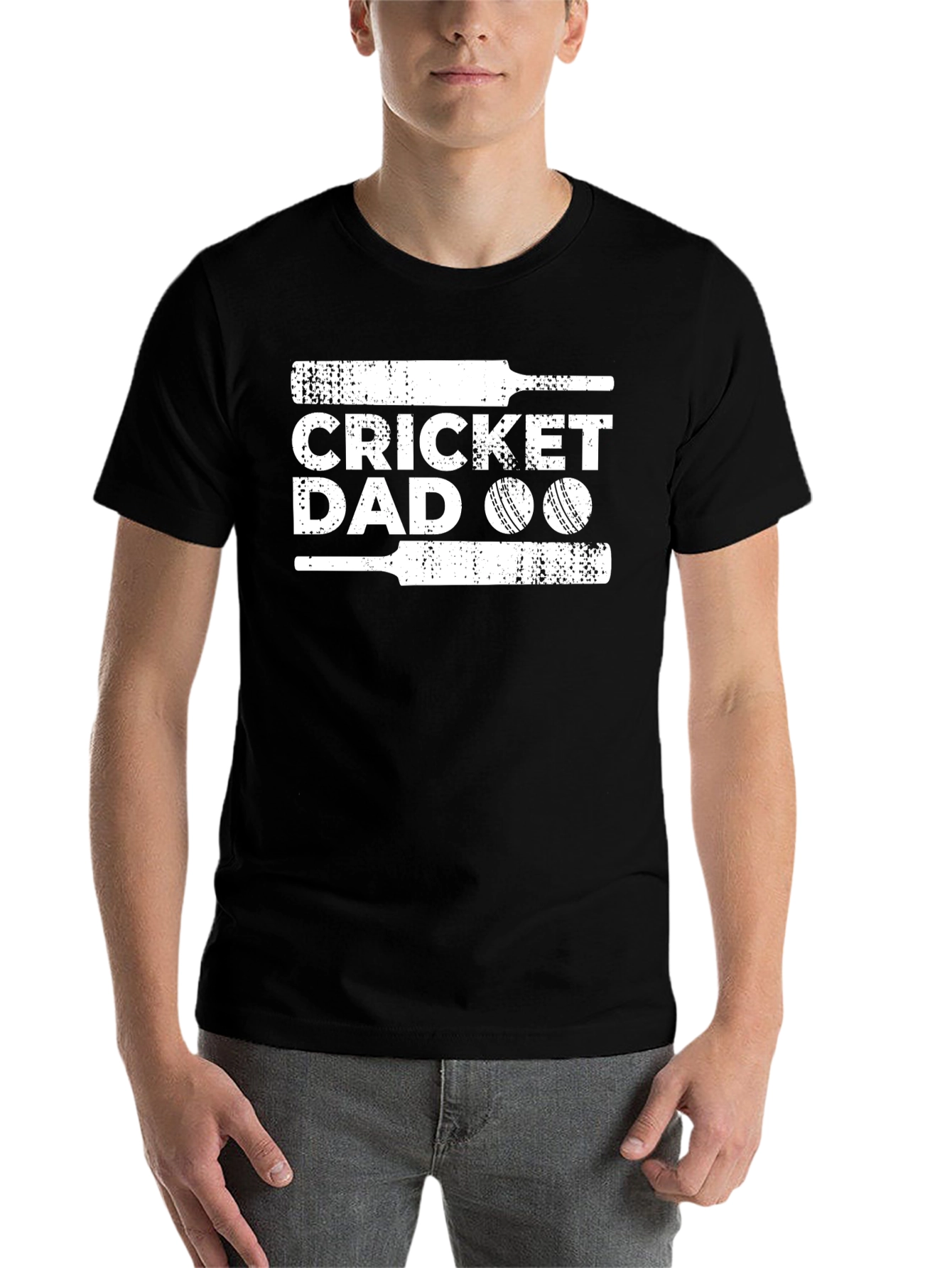 Cricket Dad Graphic T-Shirt - Perfect for Cricket Loving Fathers - 7