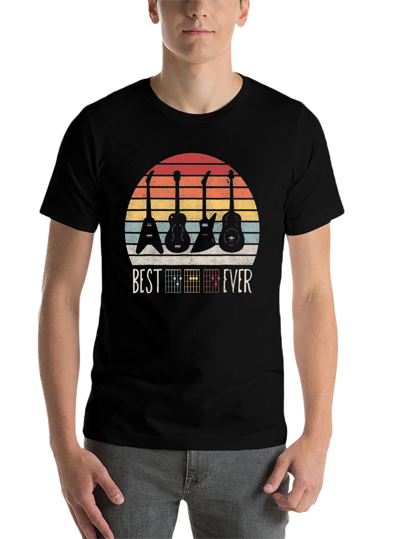 Best Ever Guitar T-Shirt - Music Lover Tee - 7