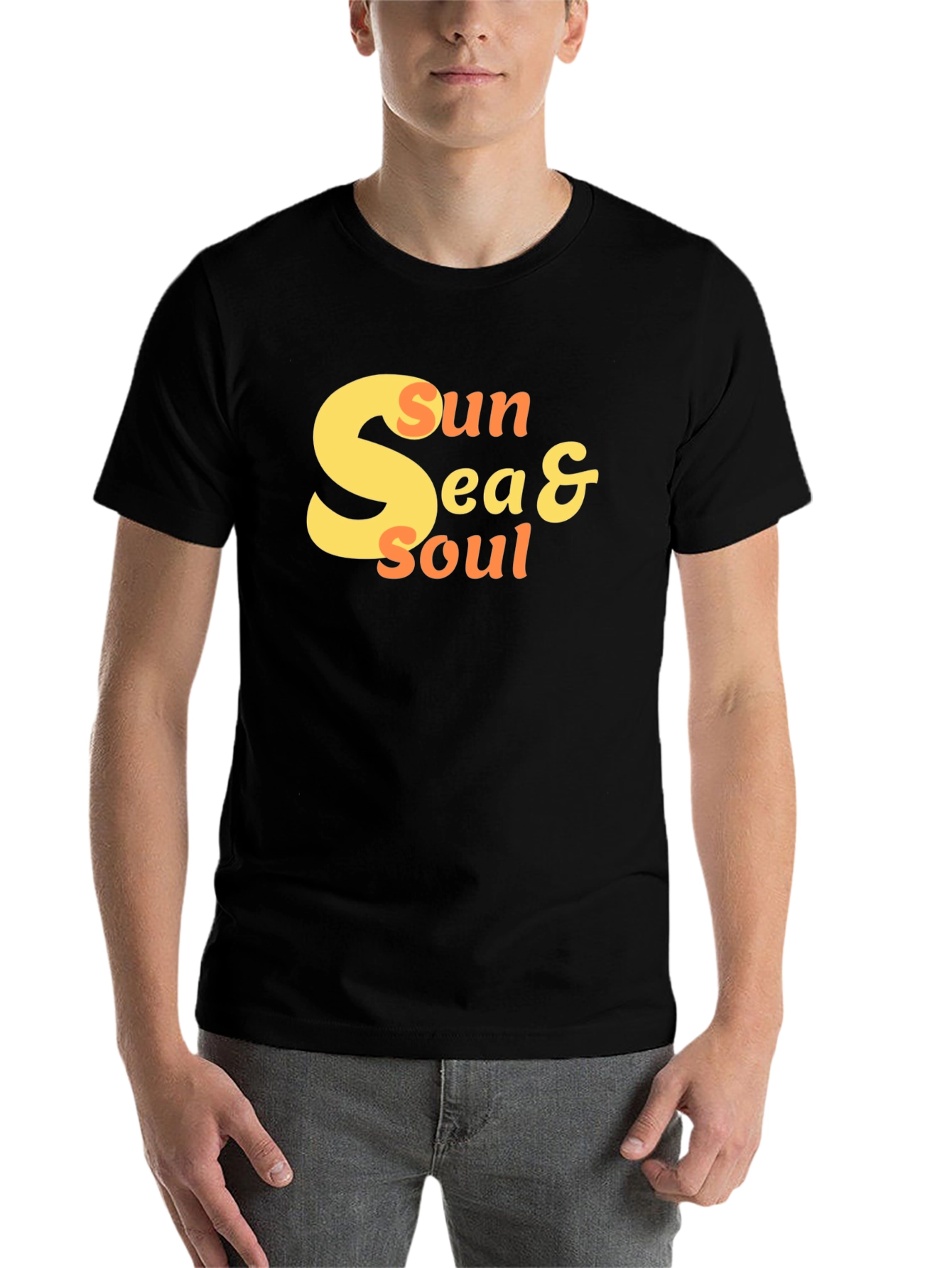 Black Sun Sea & Soul Graphic Tee - Stylish Comfort view 7