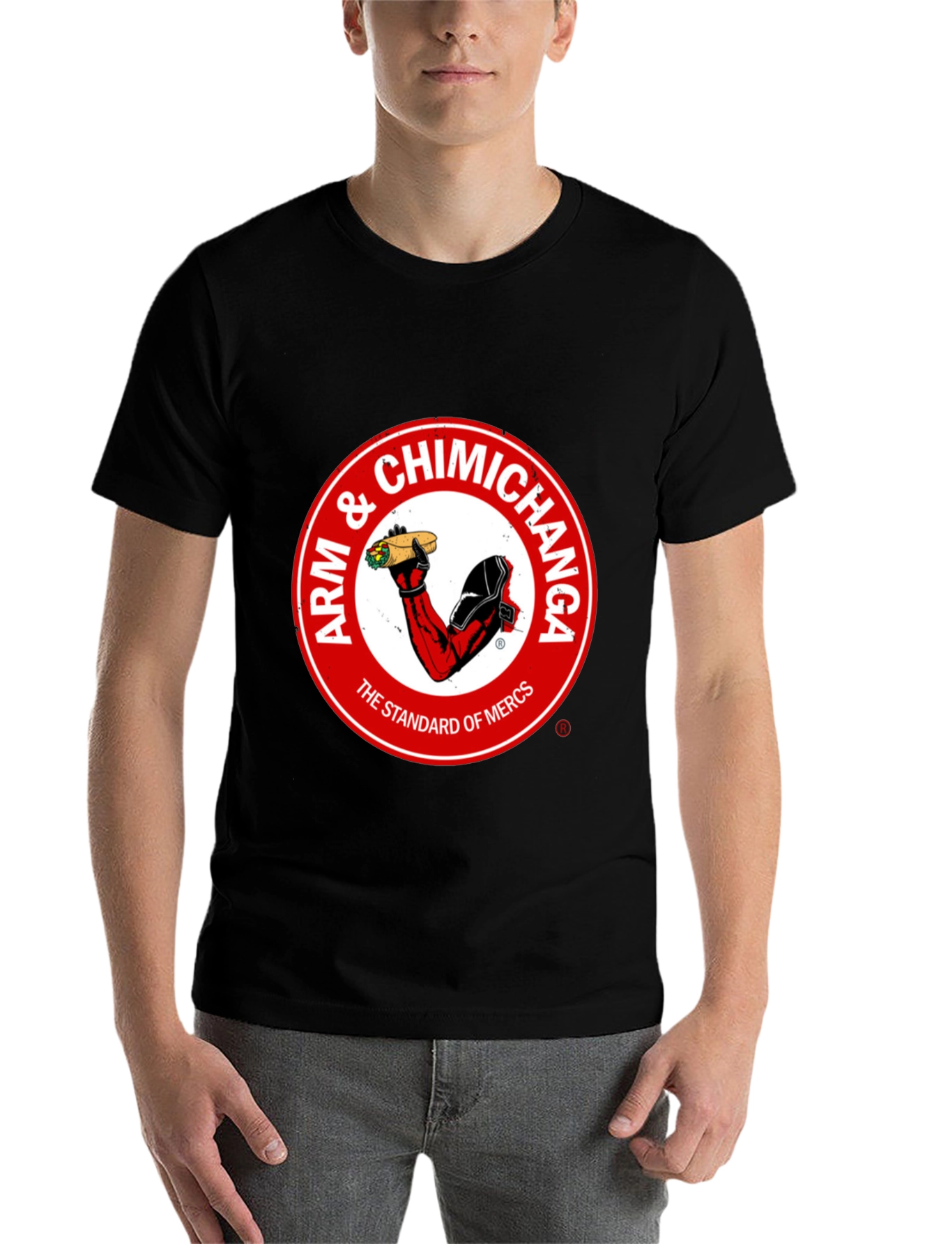 Black Arm & Chimichanga Graphic Tee - Standard of Mercs view 7